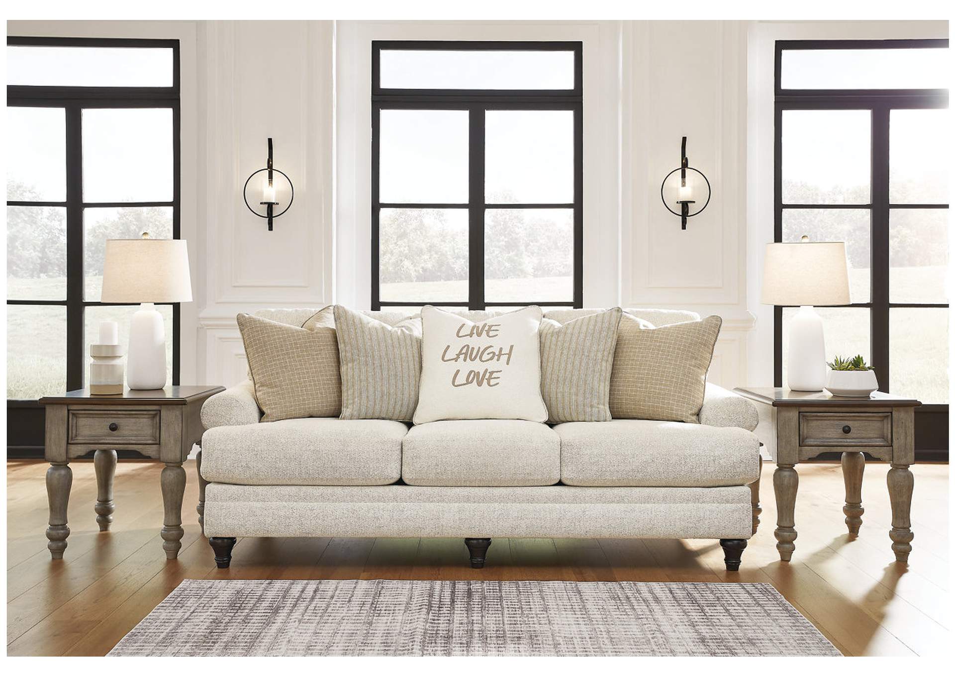 Valerani Sofa, Loveseat, Chair and Ottoman,Signature Design By Ashley