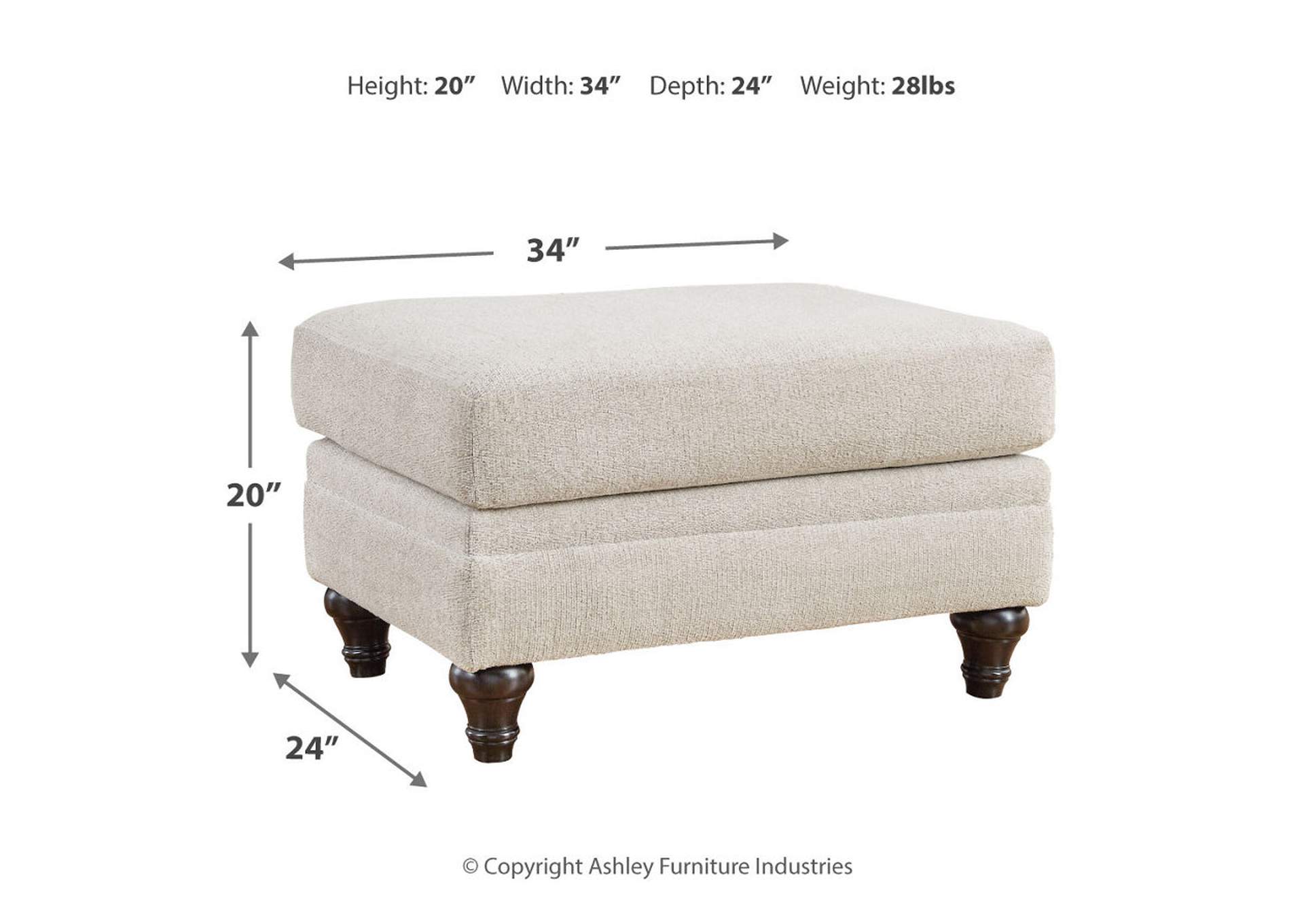 Valerani Sofa, Loveseat, Chair and Ottoman,Signature Design By Ashley