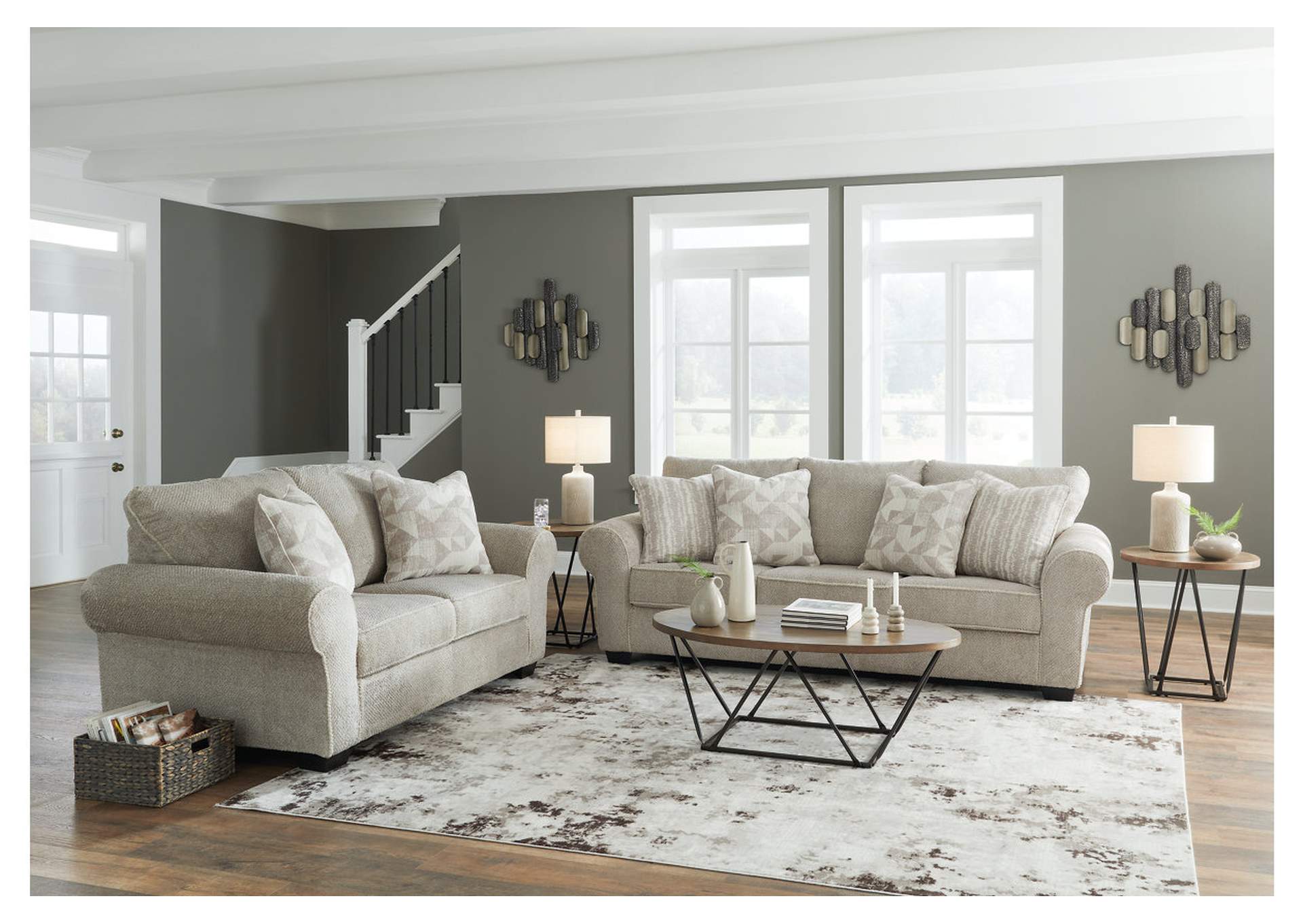 Discota Sofa and Loveseat,Ashley