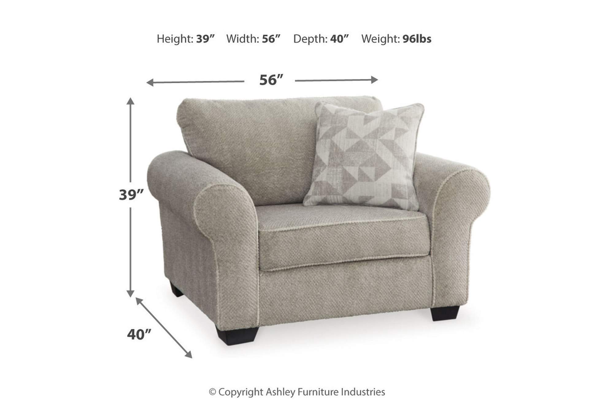 Discota Sofa, Loveseat, Chair and Ottoman,Ashley