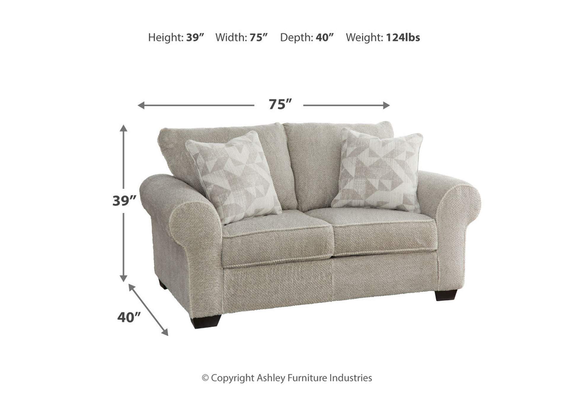 Discota Sofa, Loveseat, Chair and Ottoman,Ashley