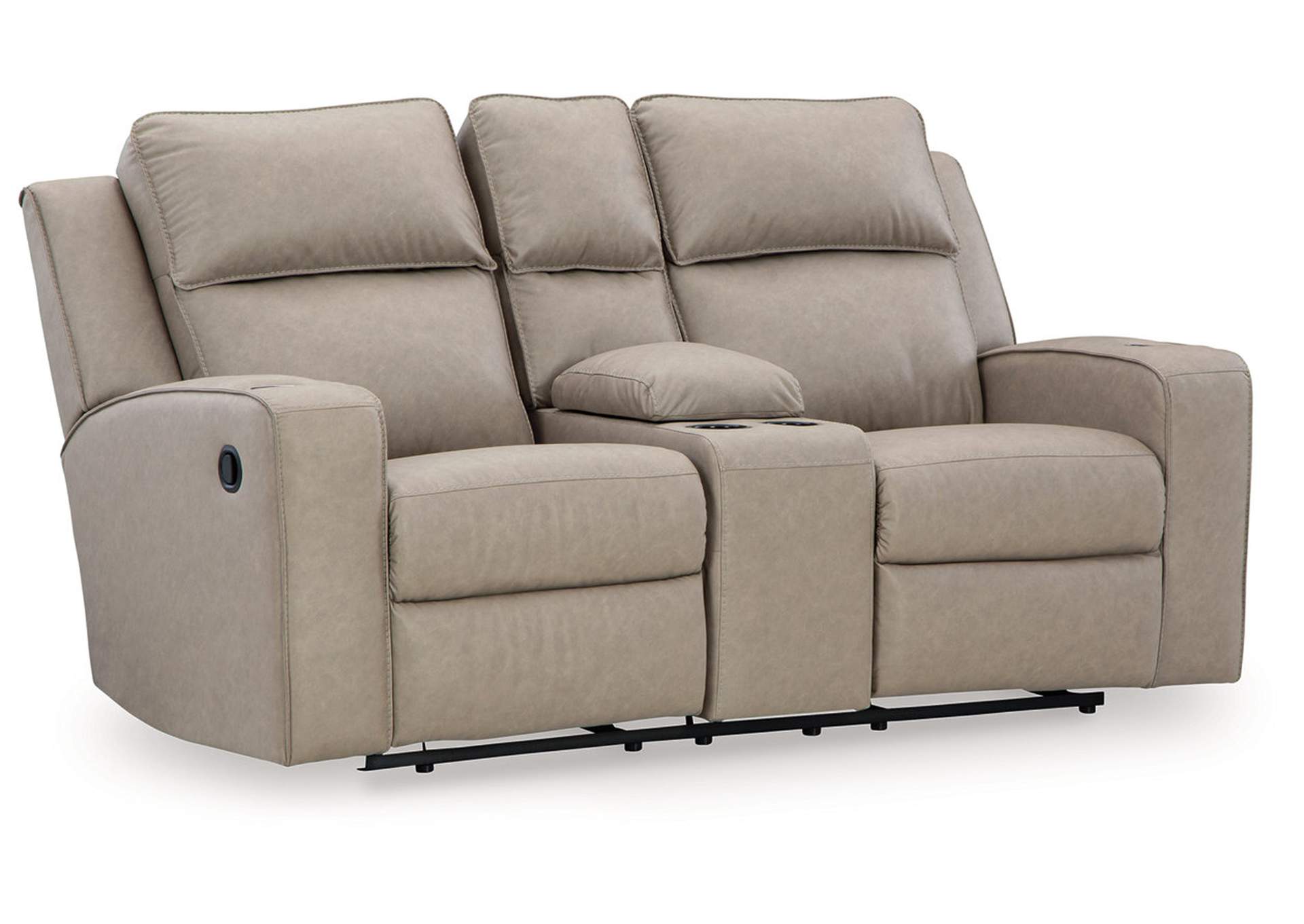 Faithon Reclining Loveseat with Console,Signature Design By Ashley