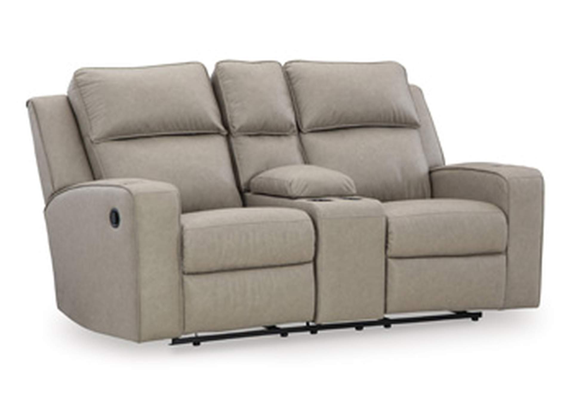 Faithon Reclining Loveseat with Console,Signature Design By Ashley