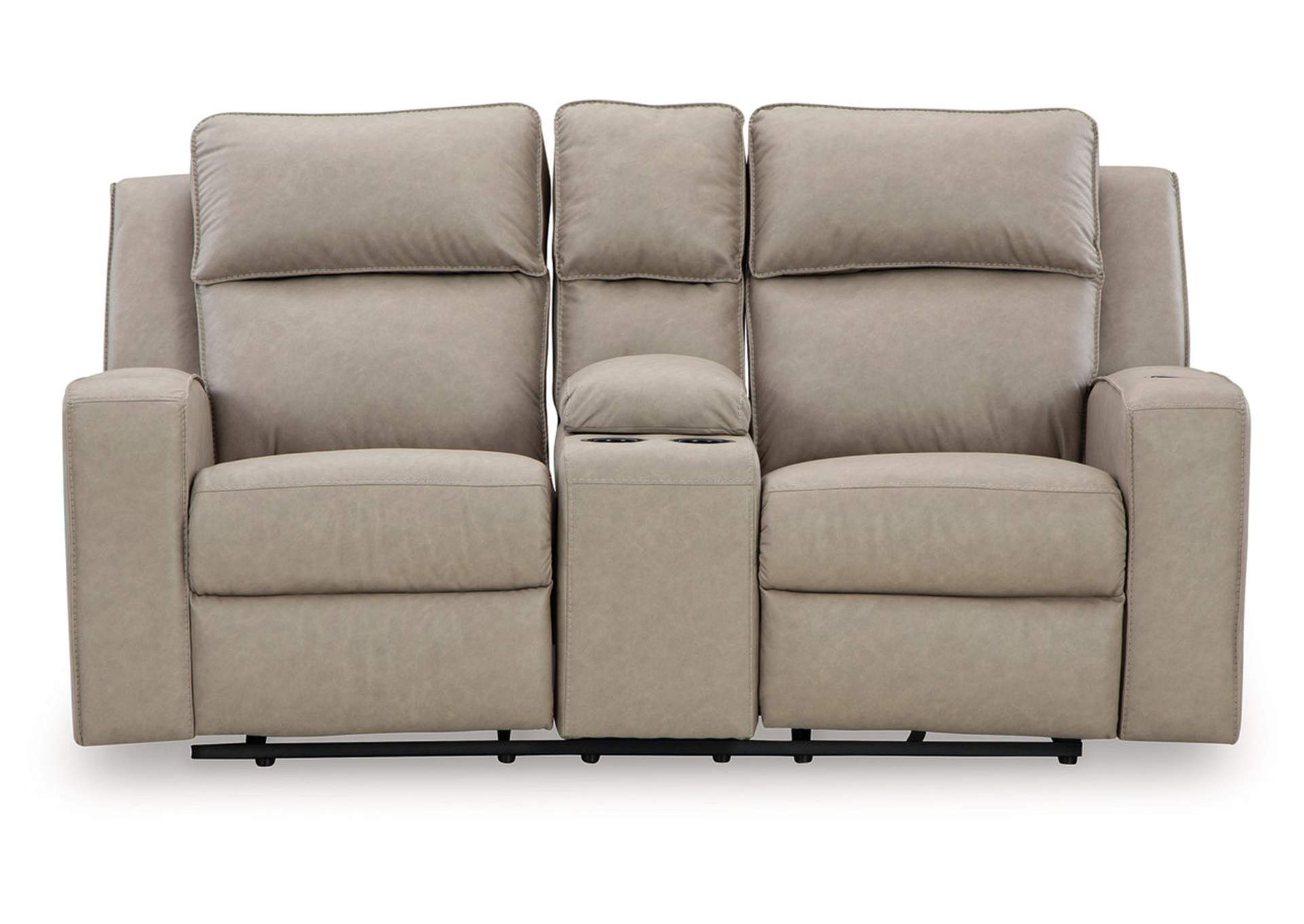 Faithon Reclining Loveseat with Console,Signature Design By Ashley