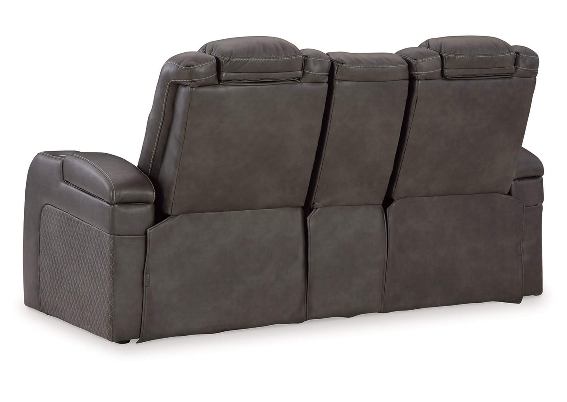 Fyne-Dyme Power Reclining Loveseat with Console,Signature Design By Ashley