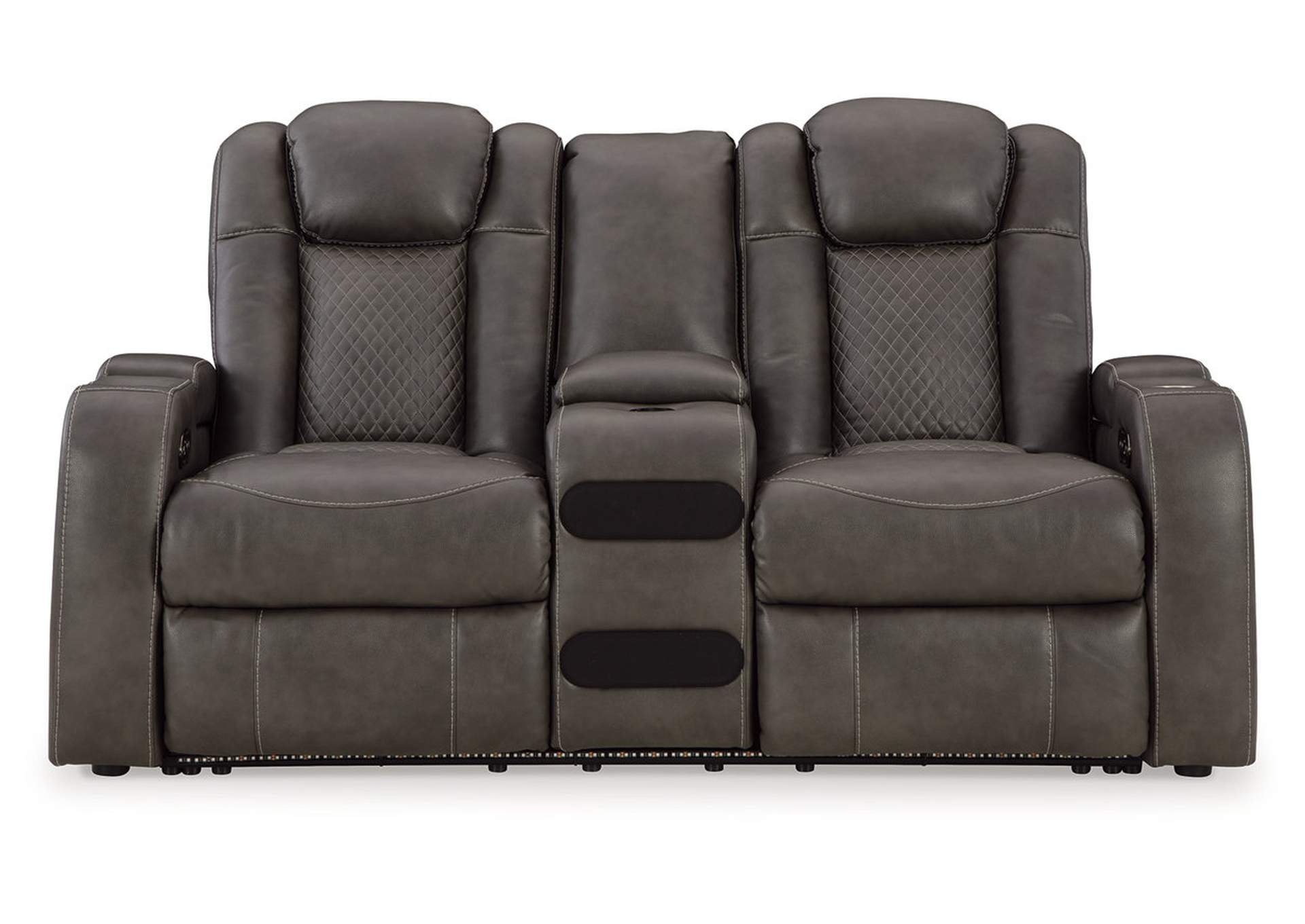 Fyne-Dyme Power Reclining Loveseat with Console,Signature Design By Ashley