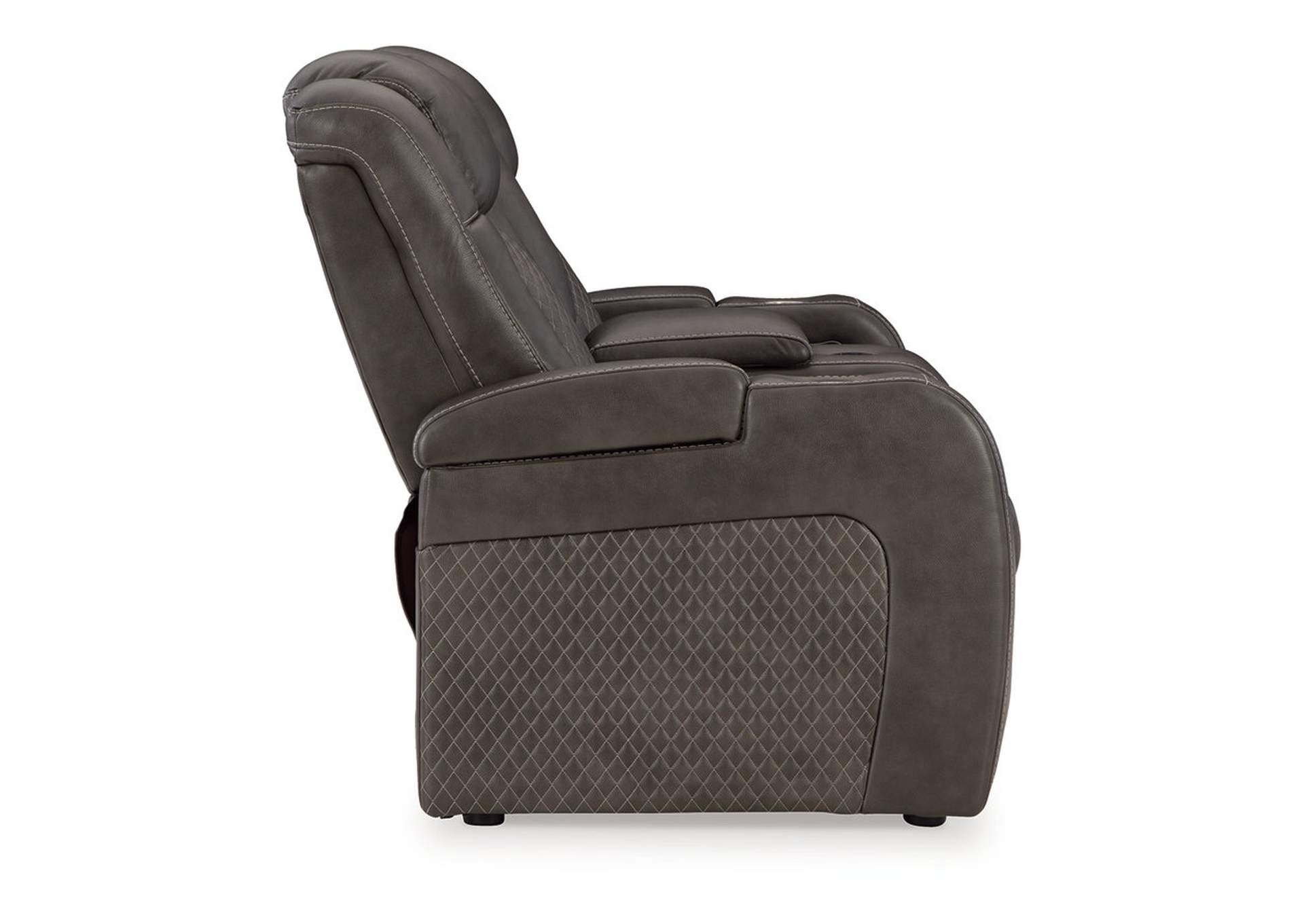 Fyne-Dyme Power Reclining Loveseat with Console,Signature Design By Ashley