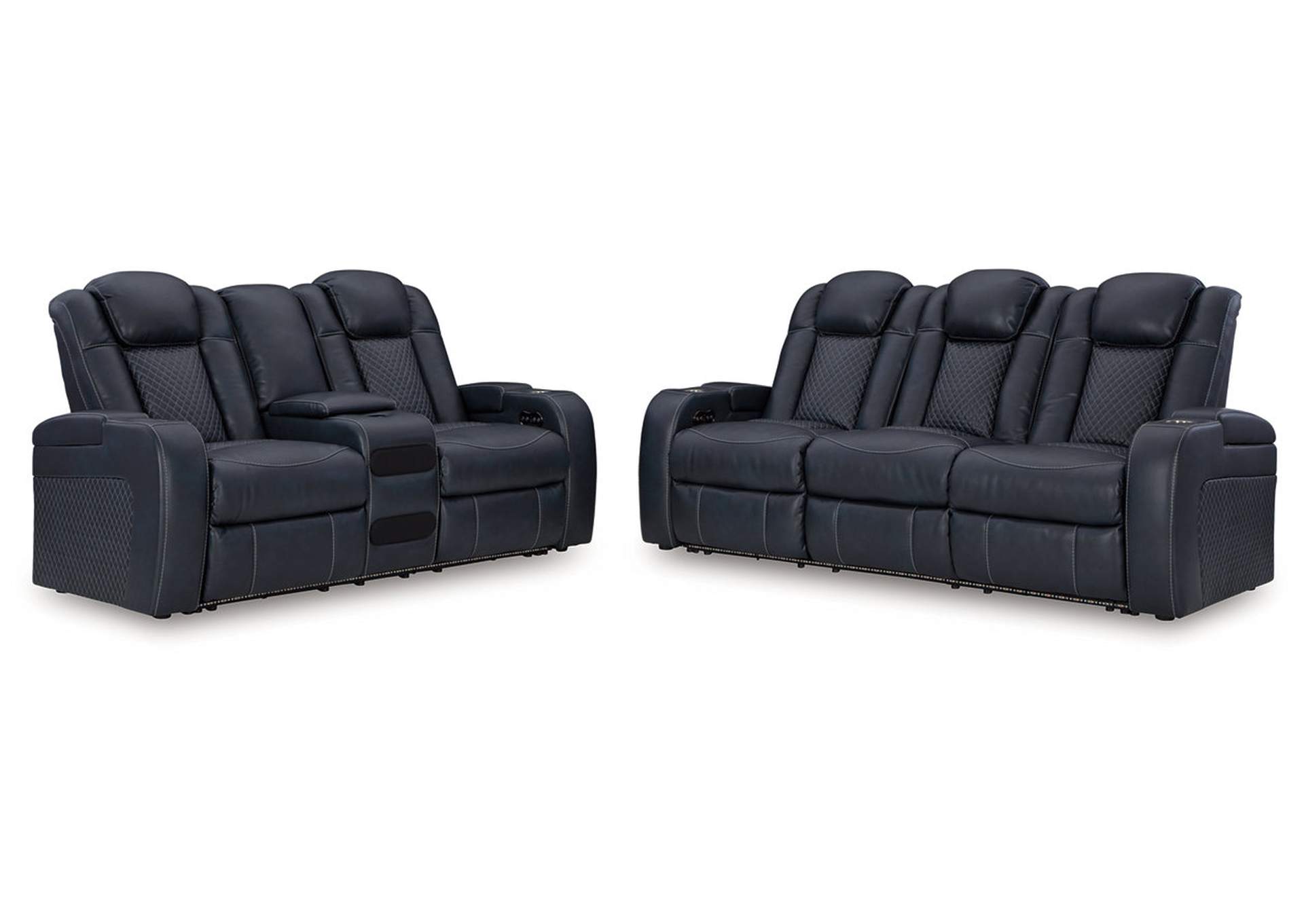 Fyne-Dyme Power Reclining Sofa and Loveseat,Signature Design By Ashley