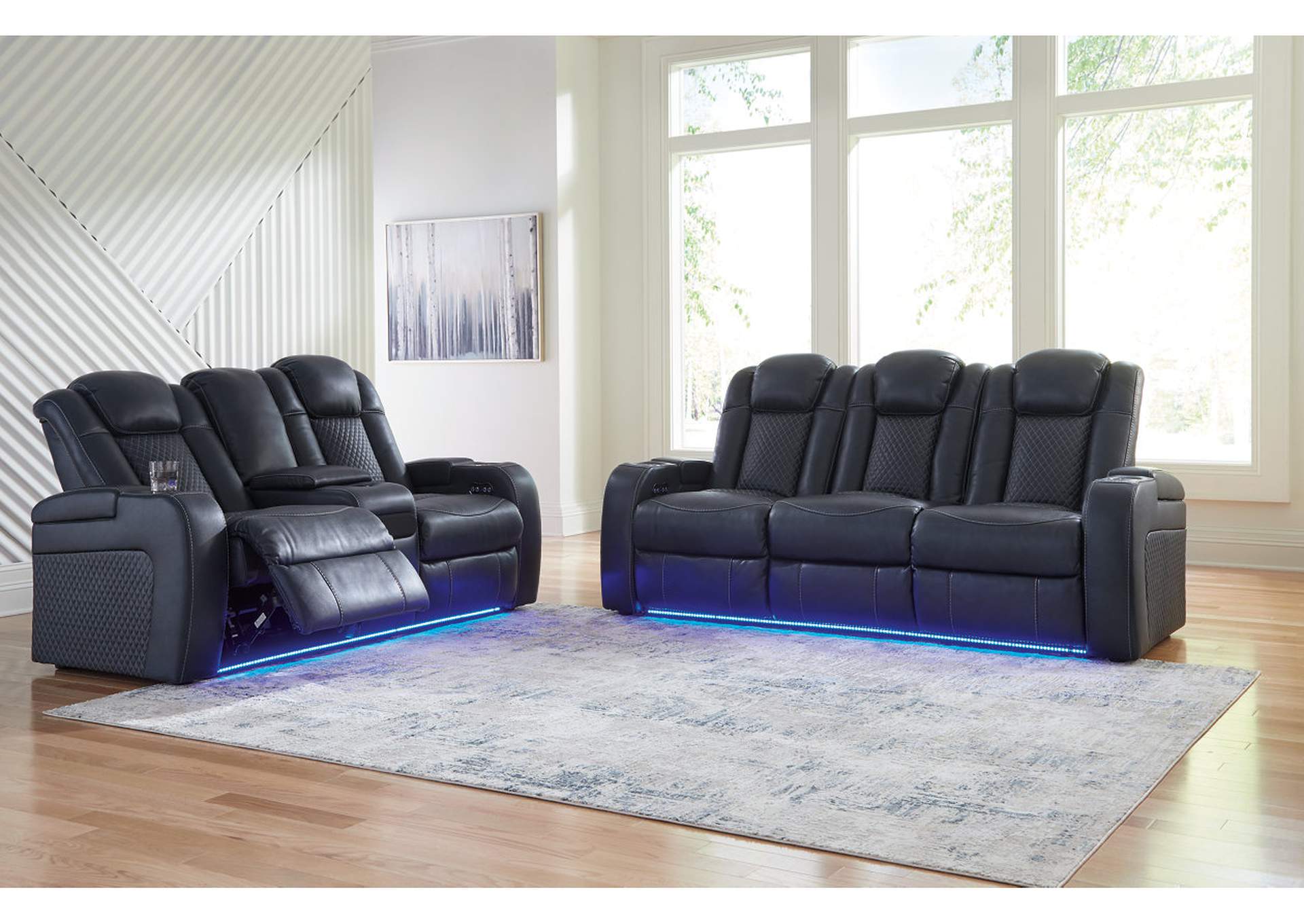 Fyne-Dyme Power Reclining Sofa and Loveseat,Signature Design By Ashley