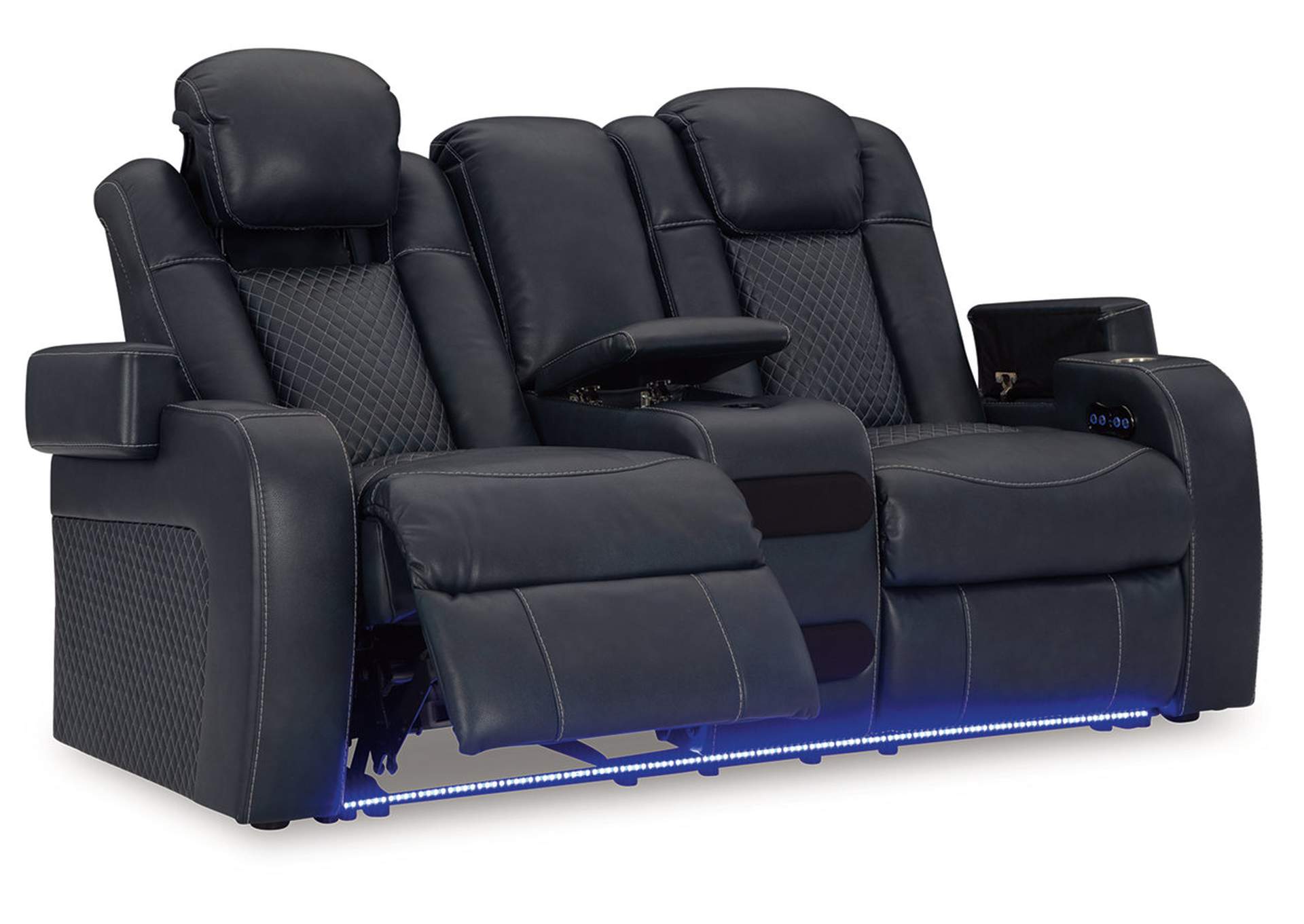 Fyne-Dyme Power Reclining Loveseat with Console,Signature Design By Ashley