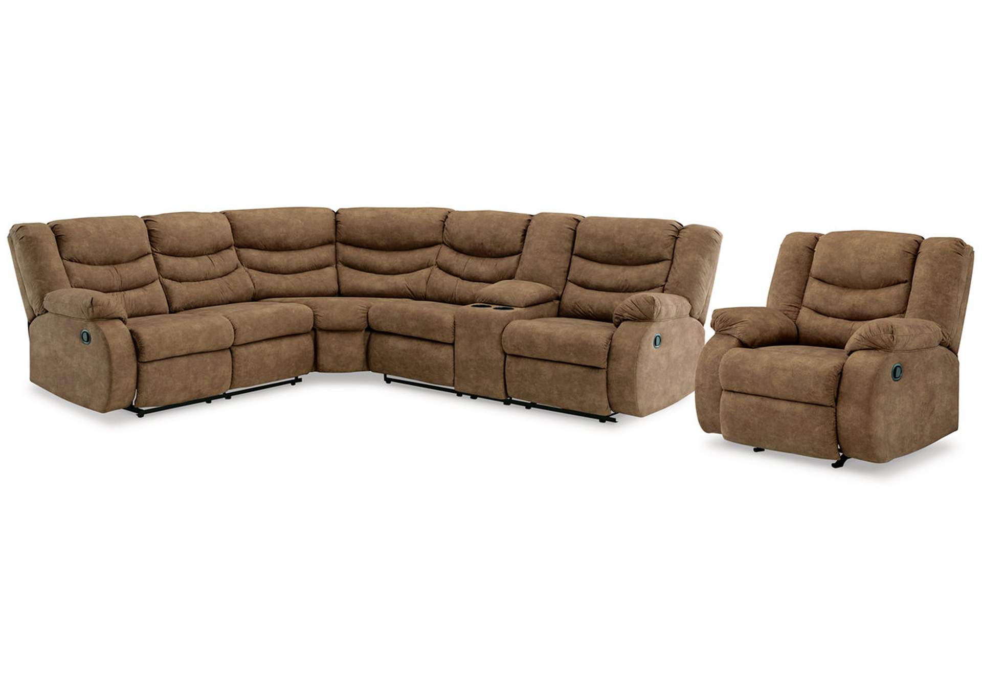 Partymate 2-Piece Sectional with Recliner,Signature Design By Ashley