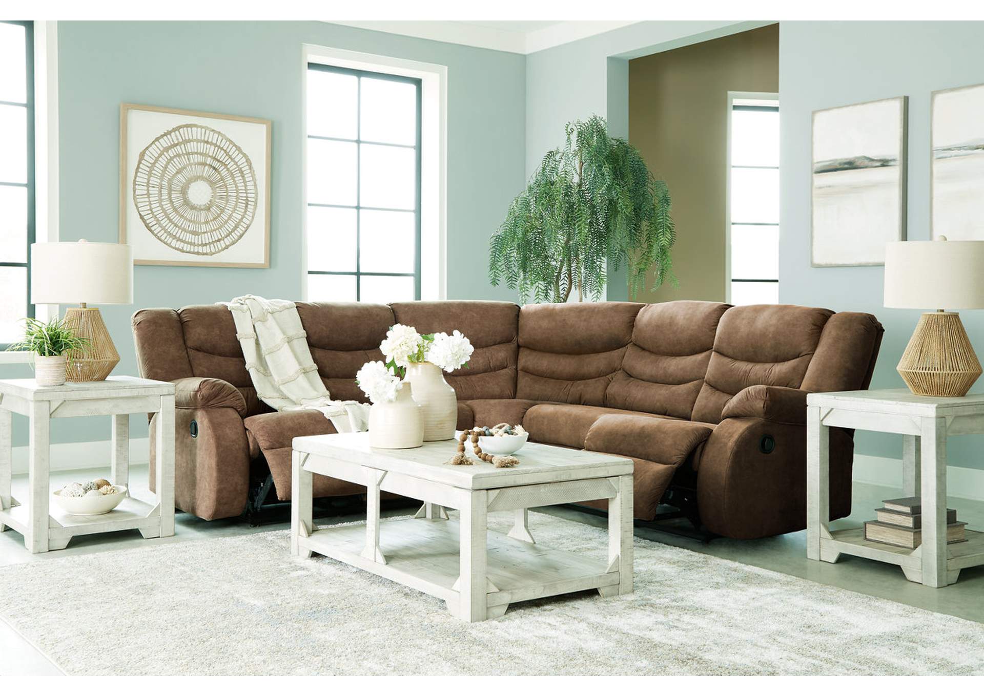 Partymate 2-Piece Reclining Sectional,Signature Design By Ashley