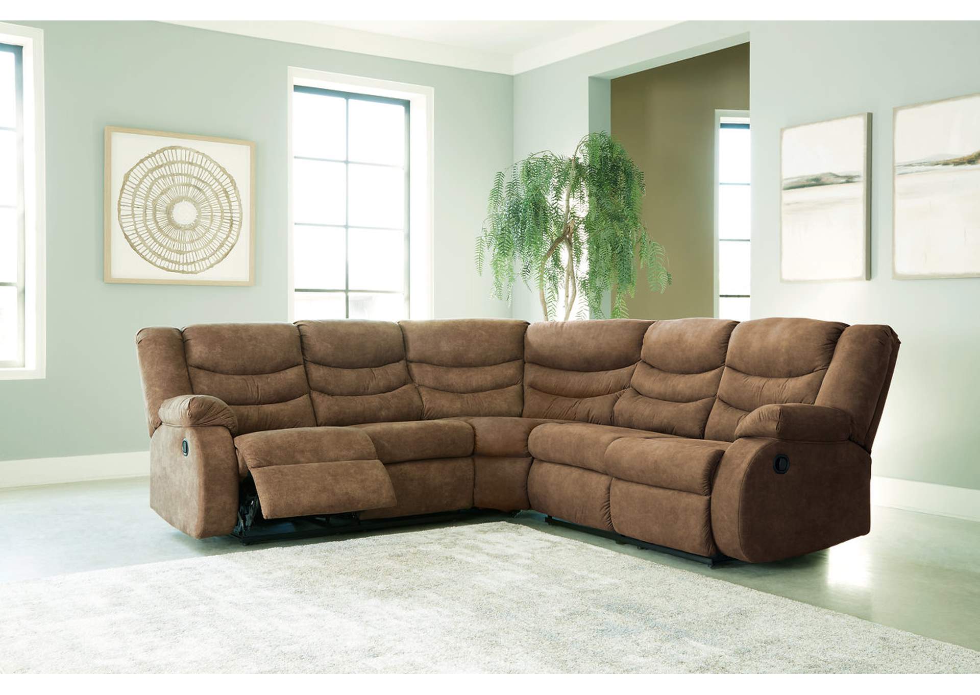 Partymate 2-Piece Sectional with Recliner,Signature Design By Ashley