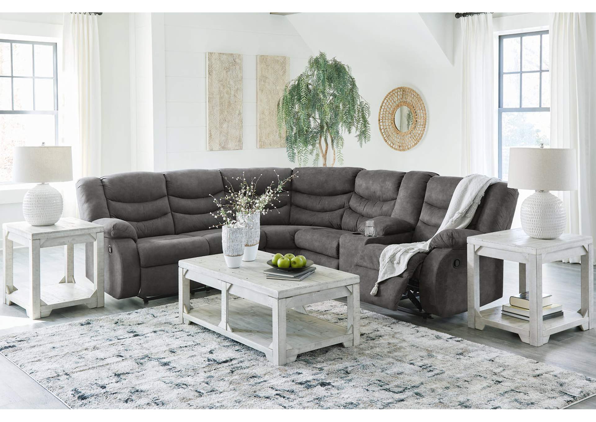 Partymate 2-Piece Reclining Sectional,Signature Design By Ashley