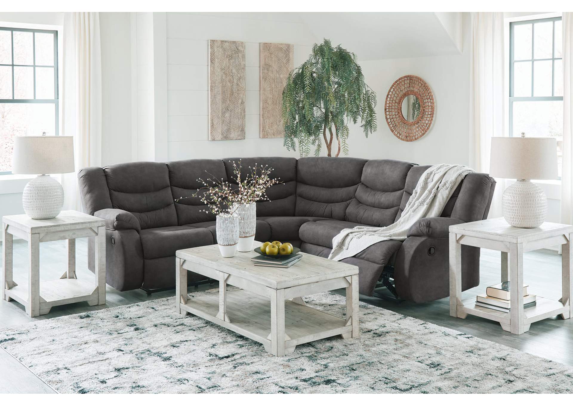 Partymate 2-Piece Reclining Sectional,Signature Design By Ashley