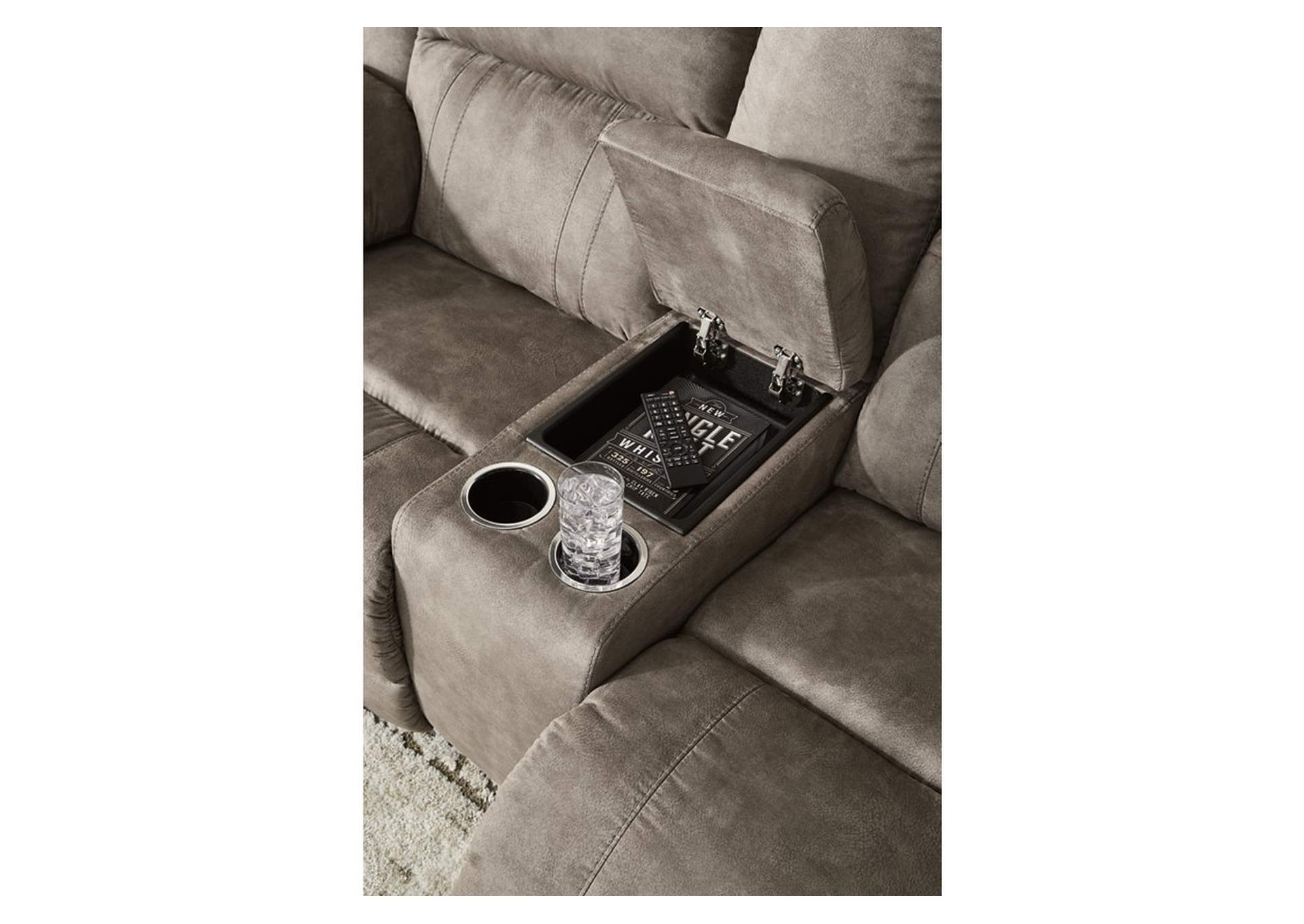 Laresview Reclining Loveseat with Console,Signature Design By Ashley