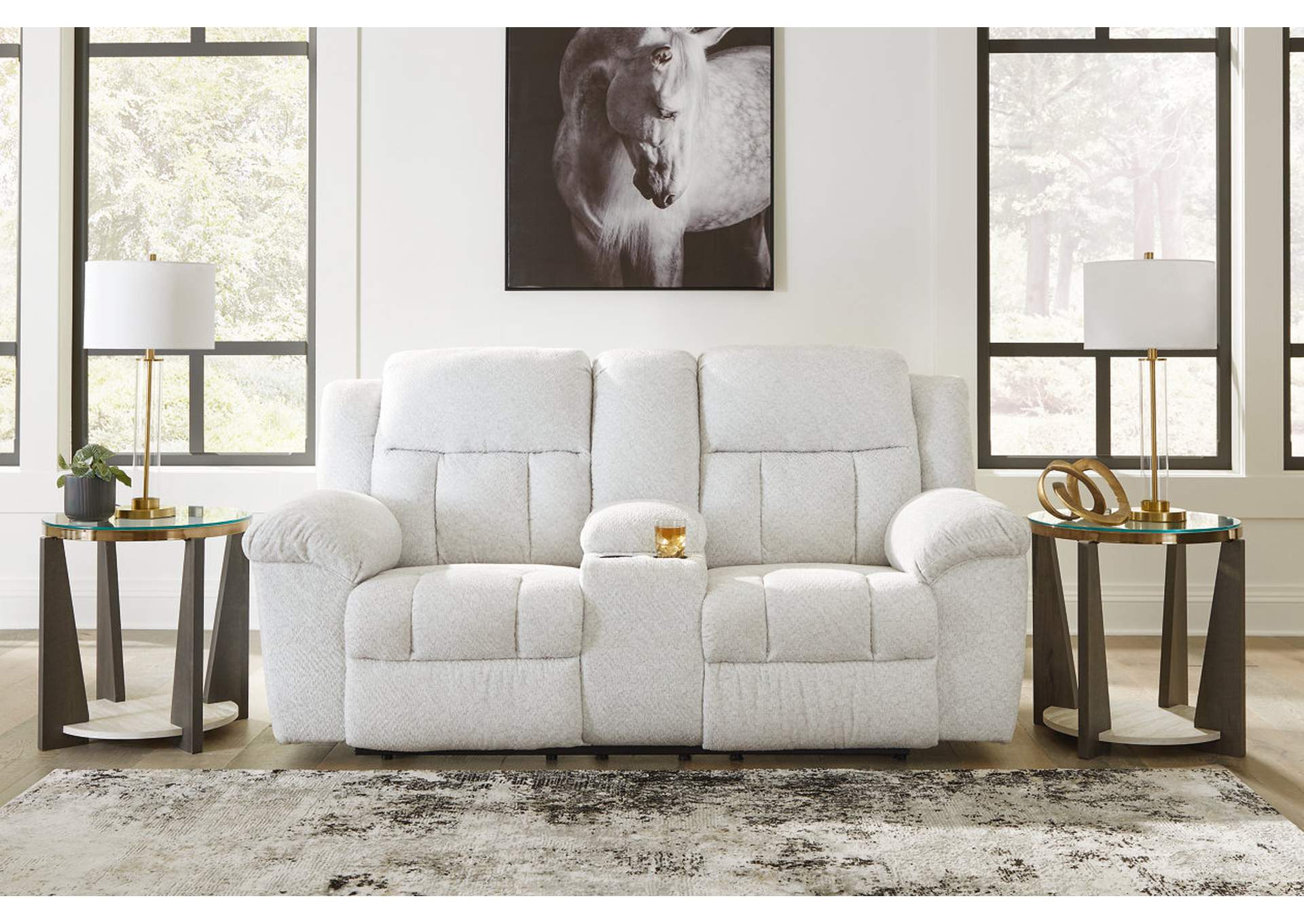 Frohn Reclining Loveseat with Console,Signature Design By Ashley