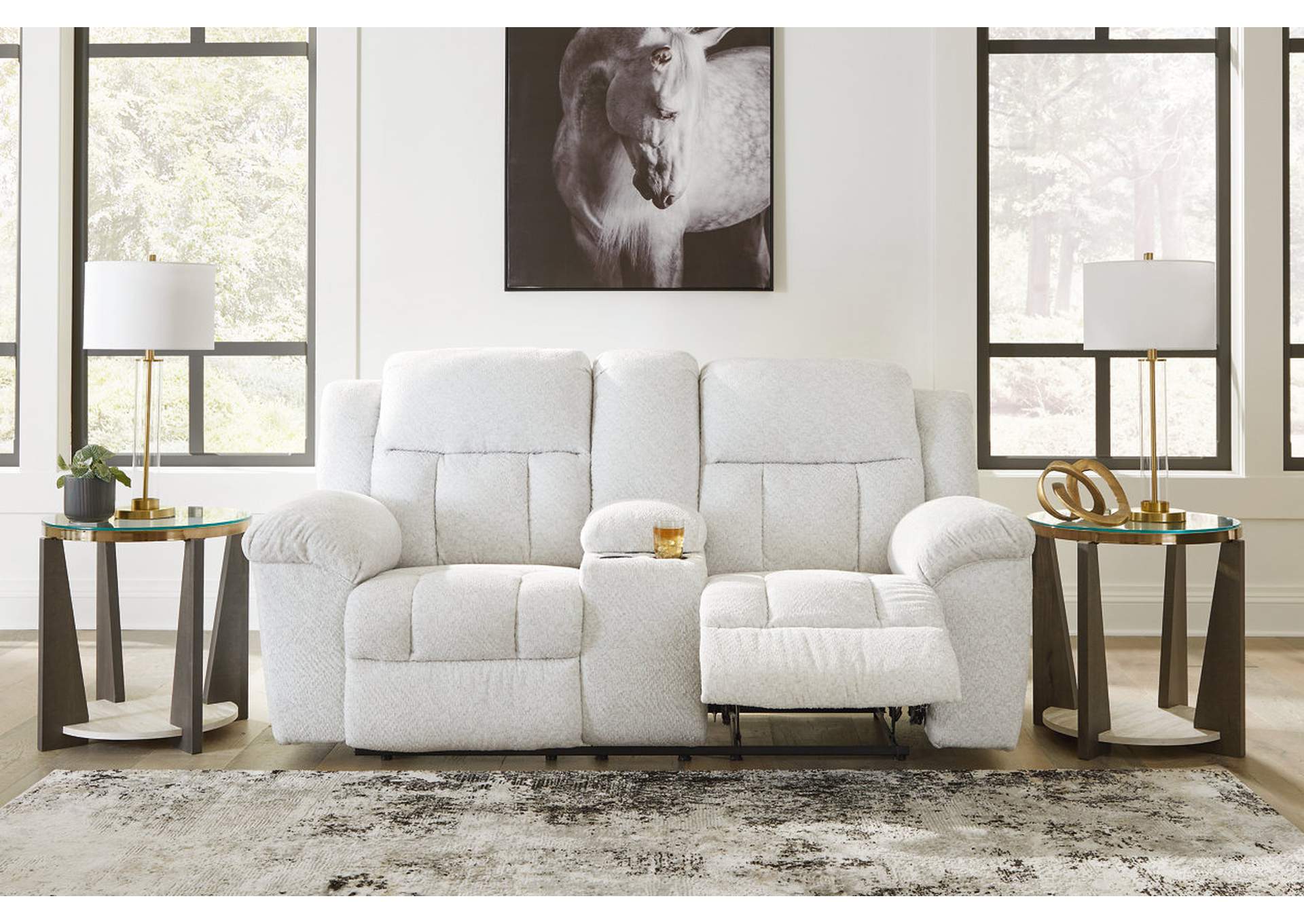 Frohn Reclining Loveseat with Console,Signature Design By Ashley