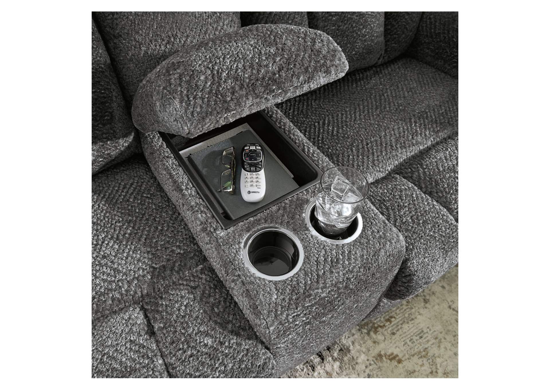 Frohn Reclining Loveseat with Console,Signature Design By Ashley