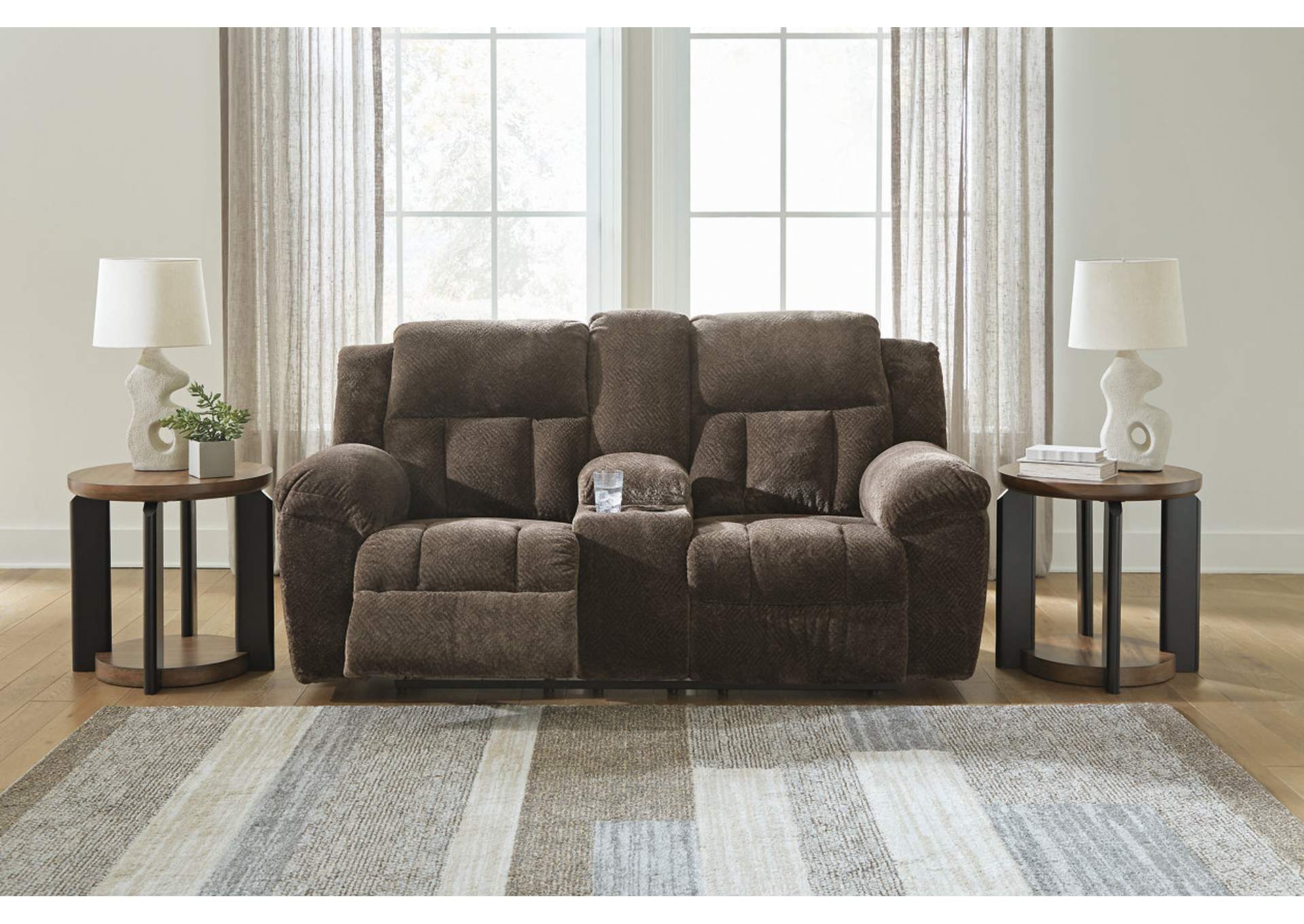 Frohn Reclining Loveseat with Console,Signature Design By Ashley