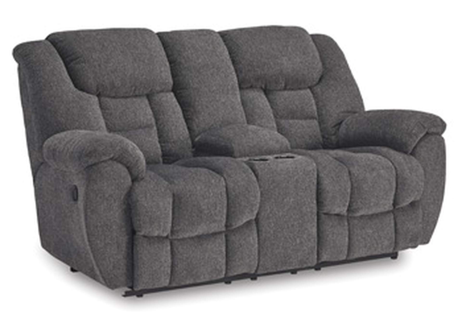 Foreside Reclining Loveseat with Console,Signature Design By Ashley