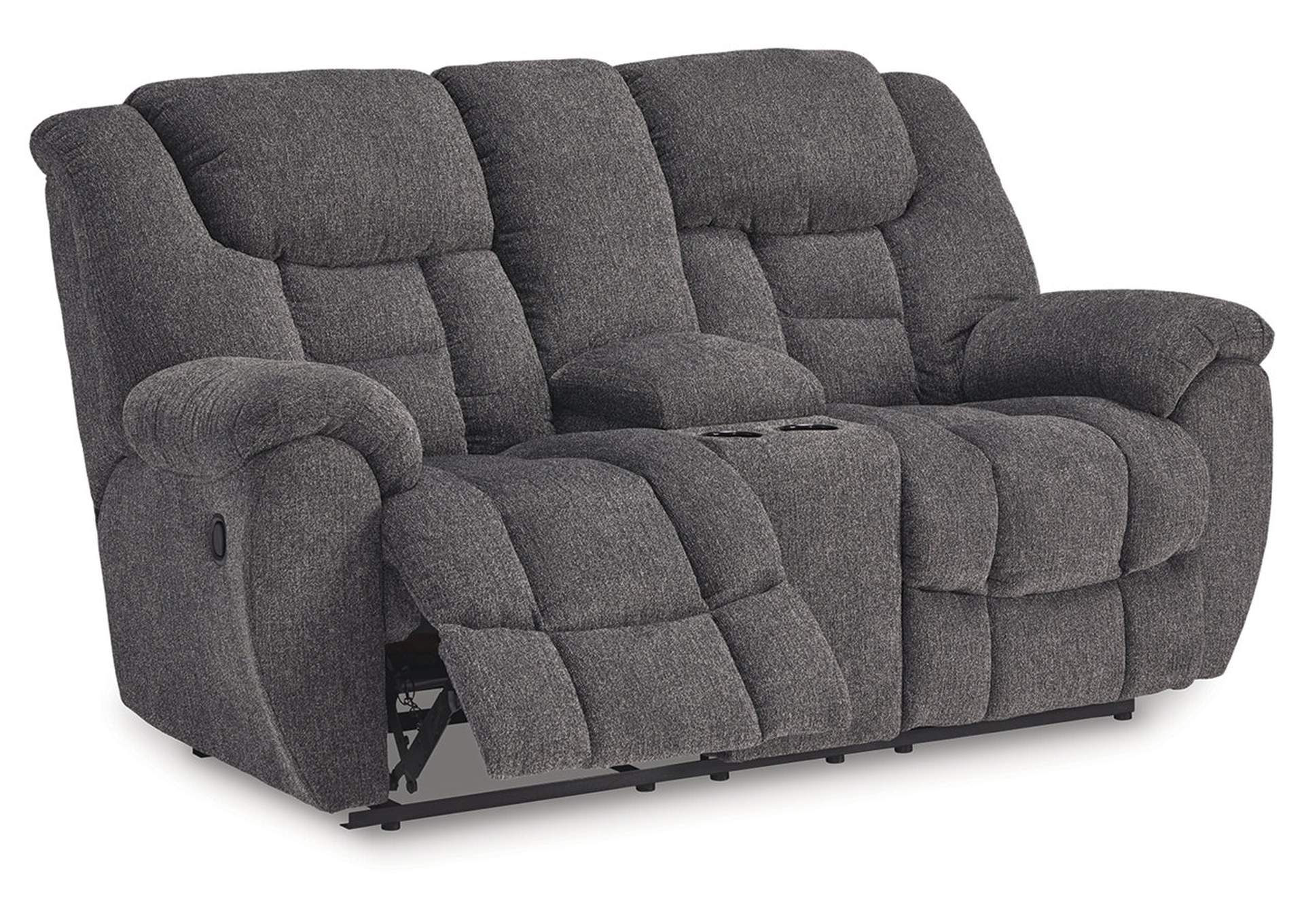 Foreside Reclining Loveseat with Console,Signature Design By Ashley