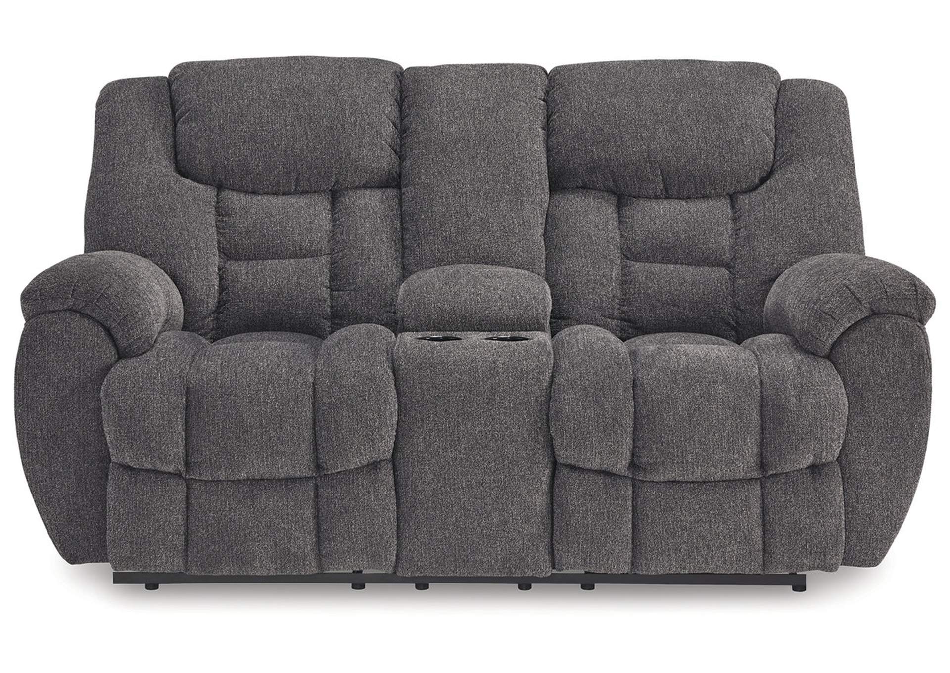 Foreside Reclining Loveseat with Console,Signature Design By Ashley