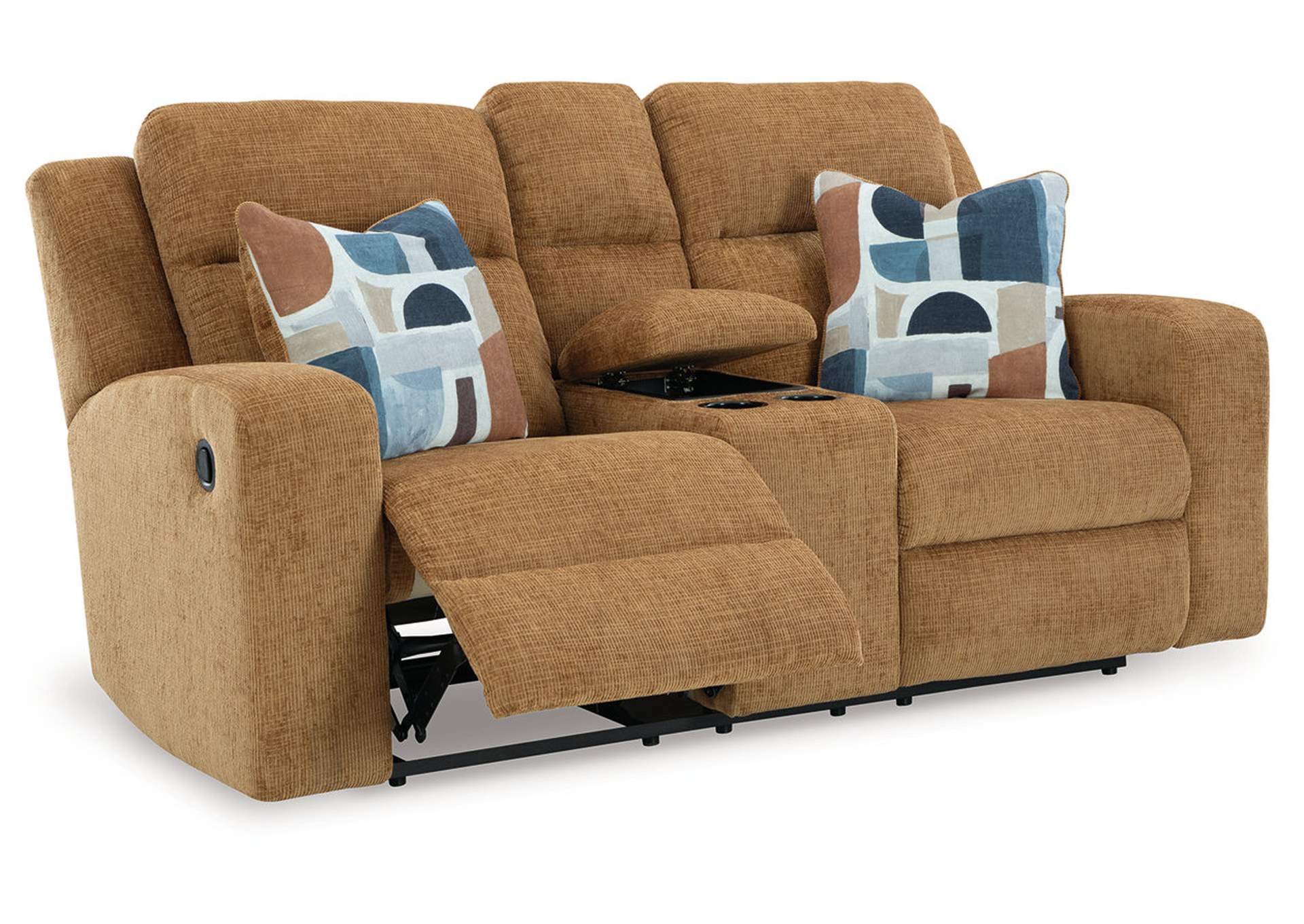 Kanlow Reclining Loveseat with Console,Signature Design By Ashley