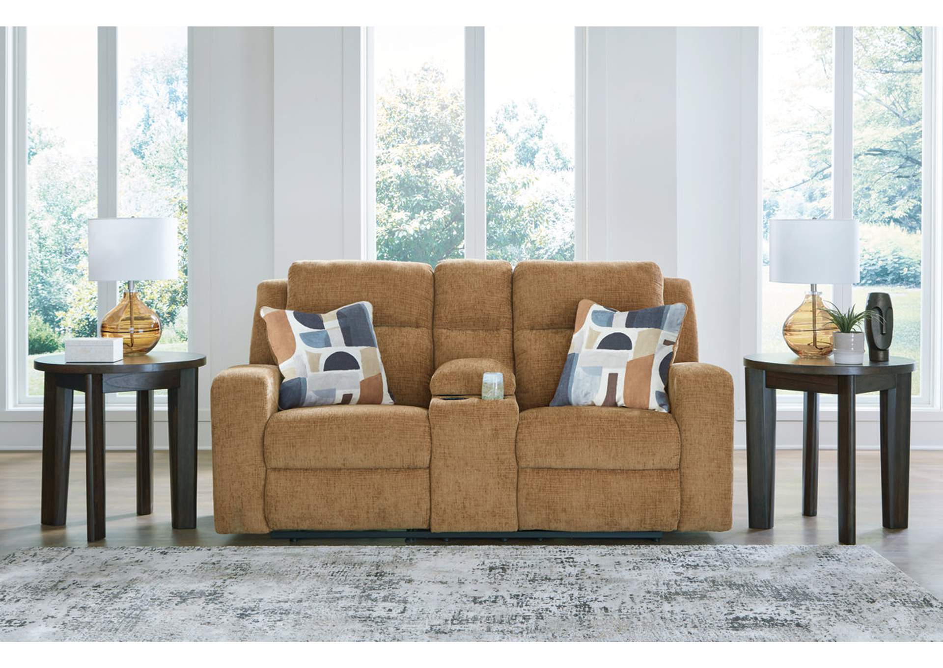 Kanlow Reclining Loveseat with Console,Signature Design By Ashley