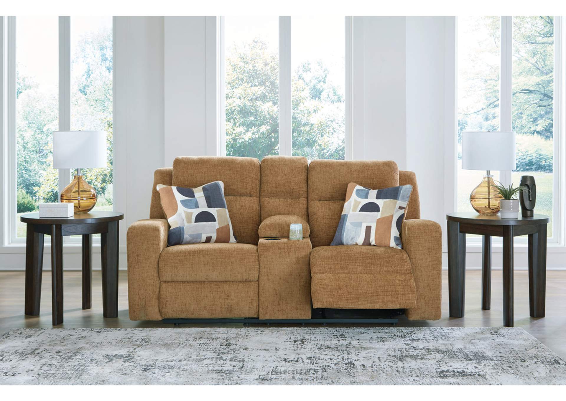 Kanlow Reclining Loveseat with Console,Signature Design By Ashley