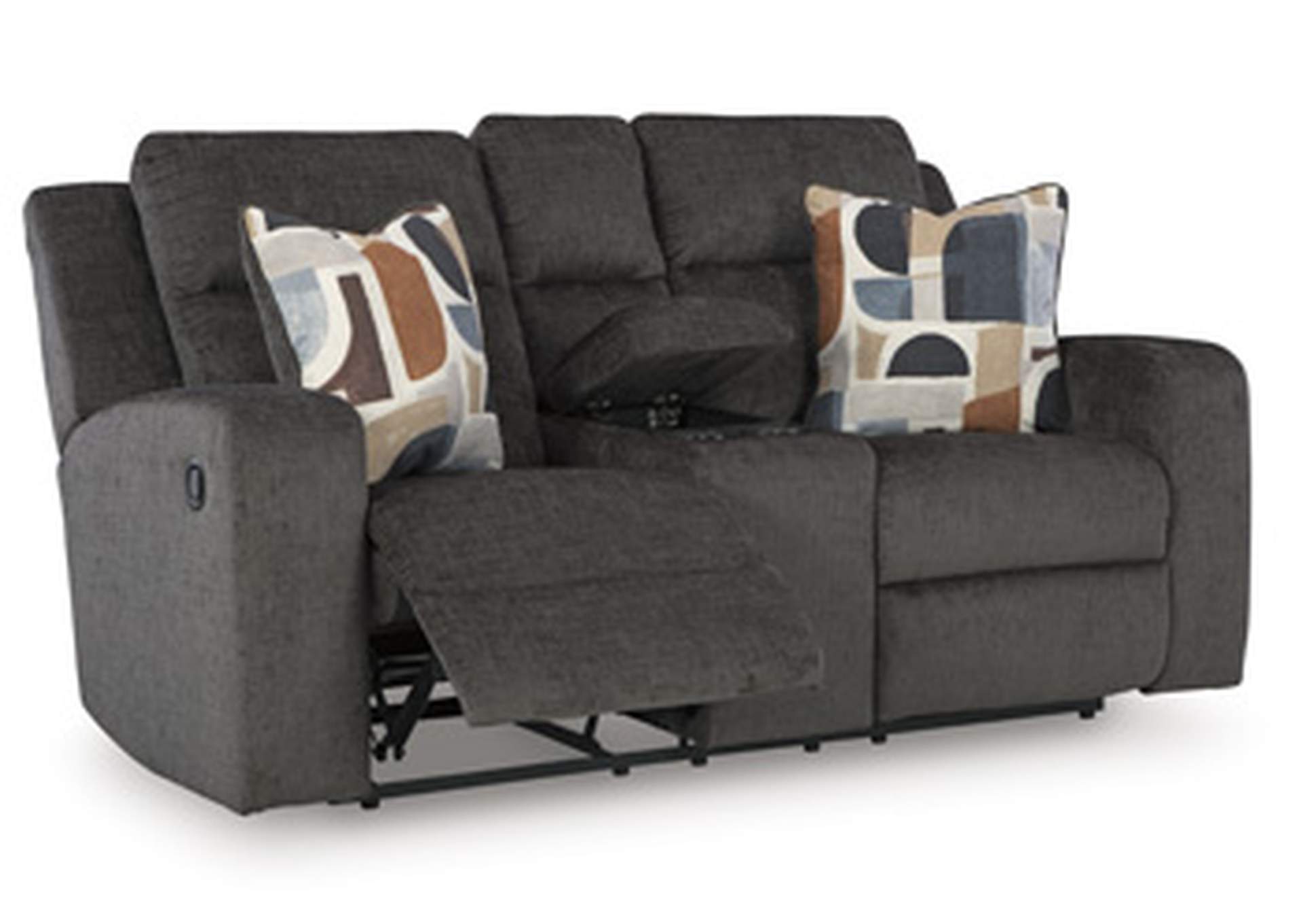 Kanlow Reclining Loveseat with Console,Signature Design By Ashley