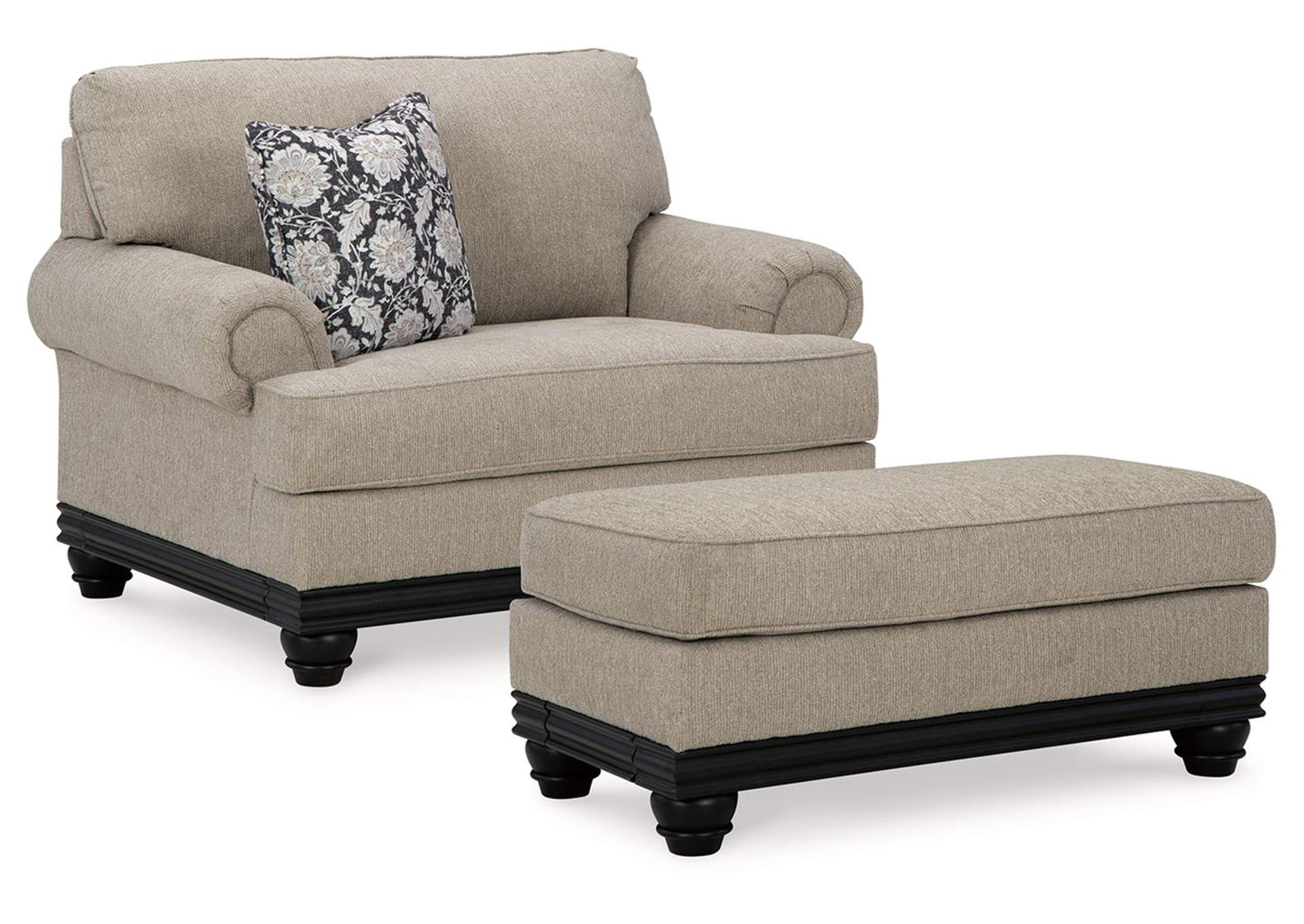 Elbiani Oversized Chair and Ottoman,Signature Design By Ashley