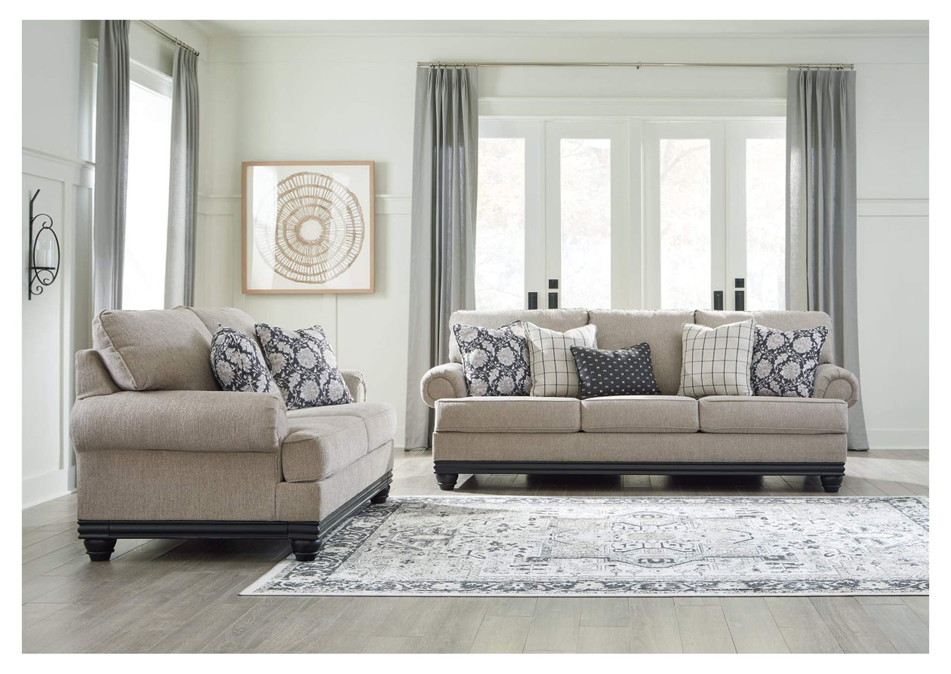 Elbiani Sofa, Loveseat, Oversized Chair and Ottoman,Signature Design By Ashley