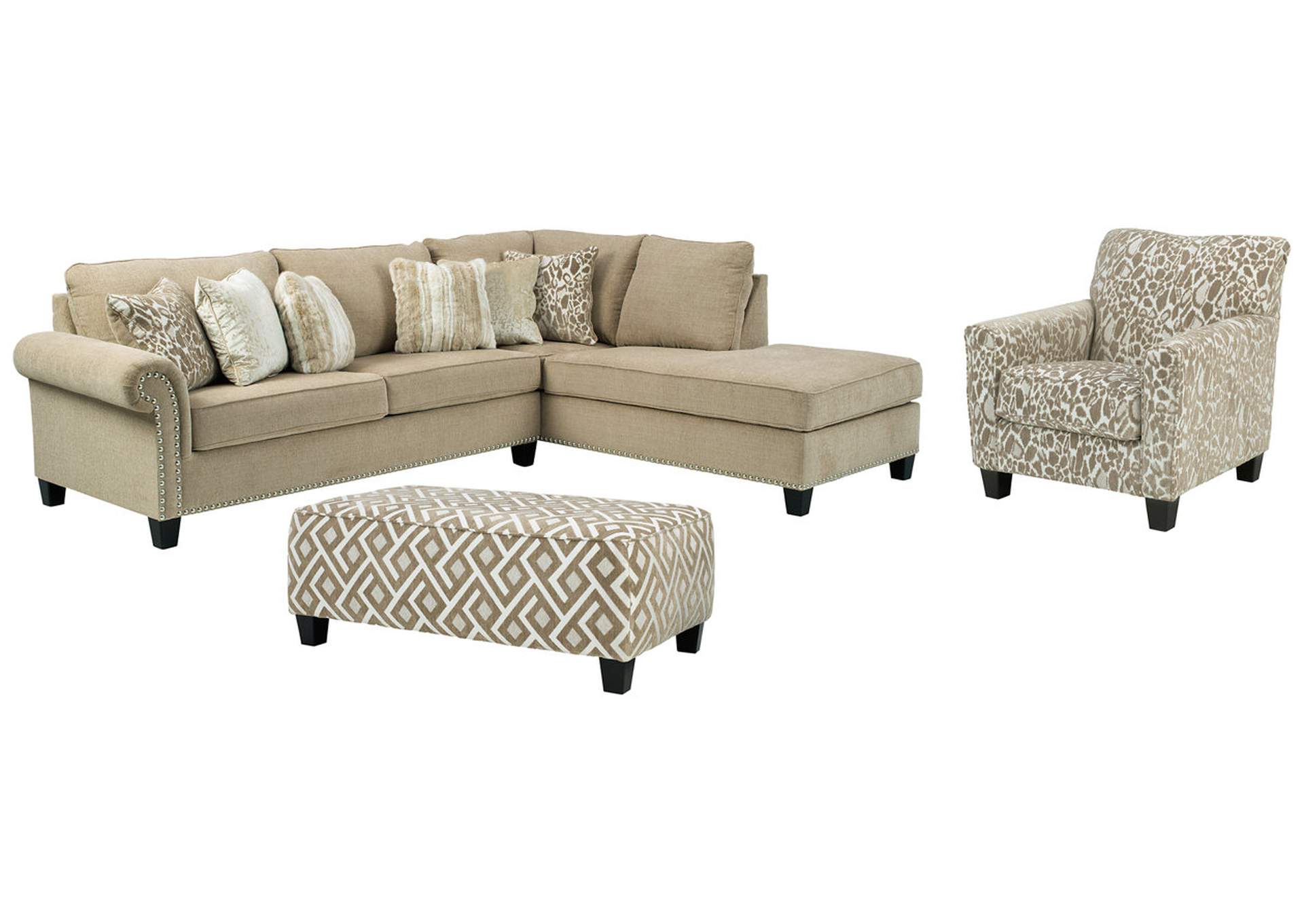 Dovemont 2-Piece Sectional with Chair and Ottoman,Signature Design By Ashley