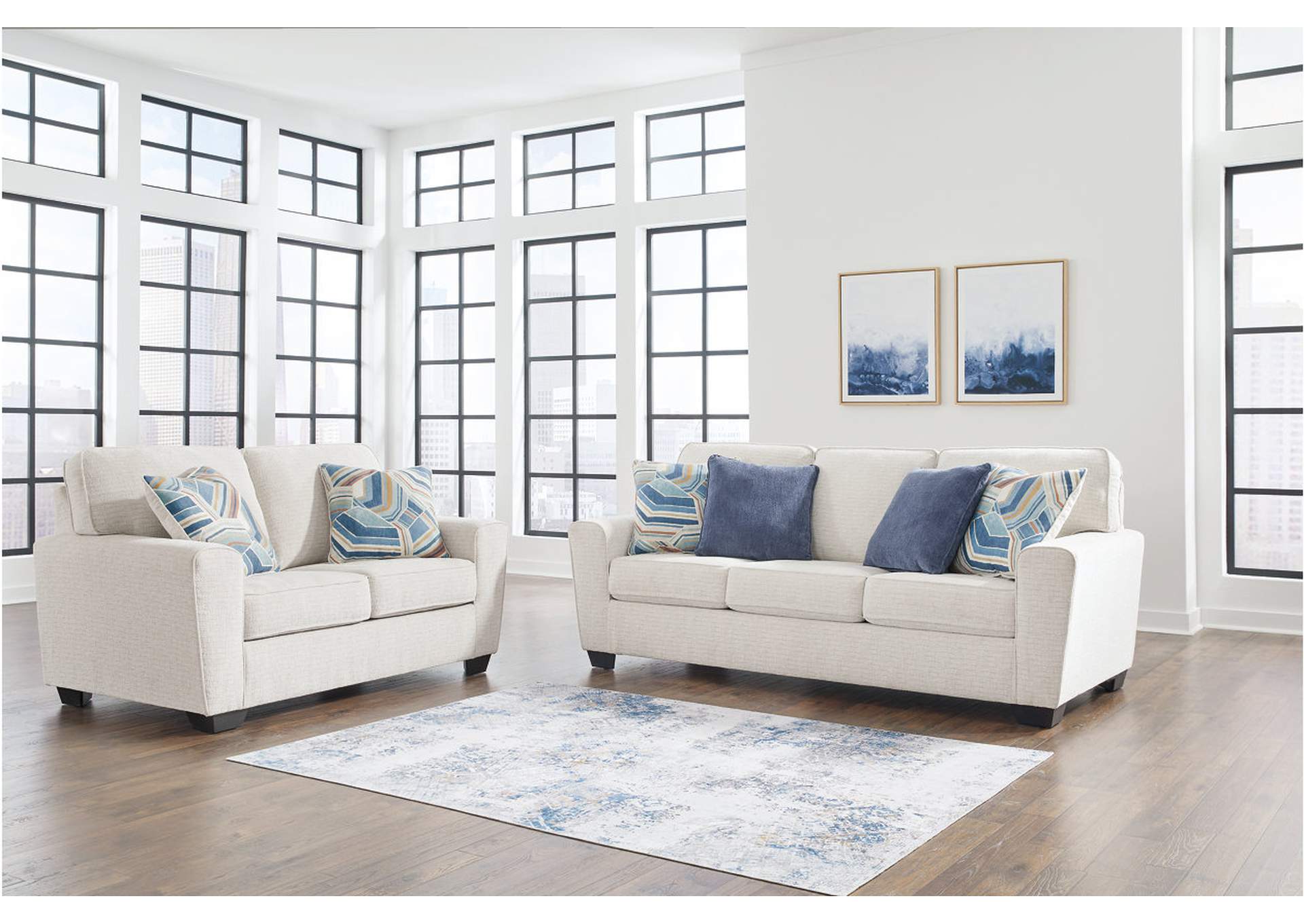 Cashton Sofa, Loveseat, Chair and Ottoman,Signature Design By Ashley