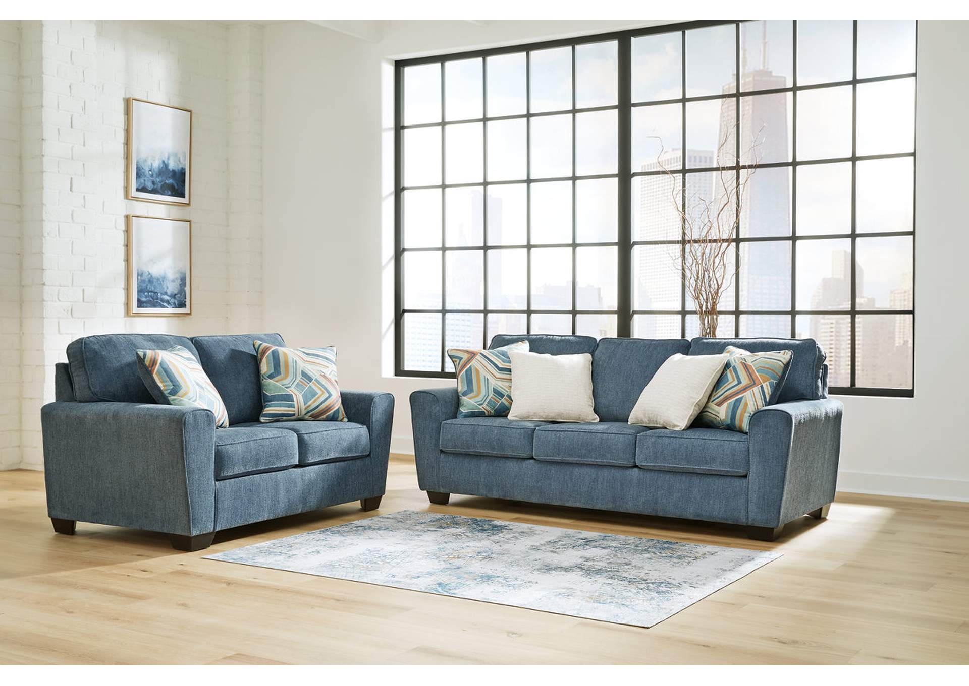 Cashton Sofa, Loveseat, Chair and Ottoman,Signature Design By Ashley