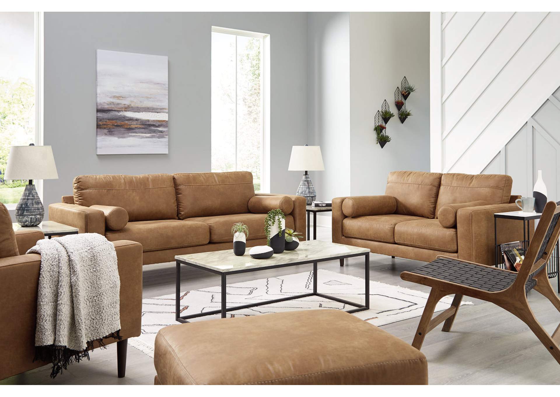 Telora Sofa, Loveseat, Chair and Ottoman,Signature Design By Ashley