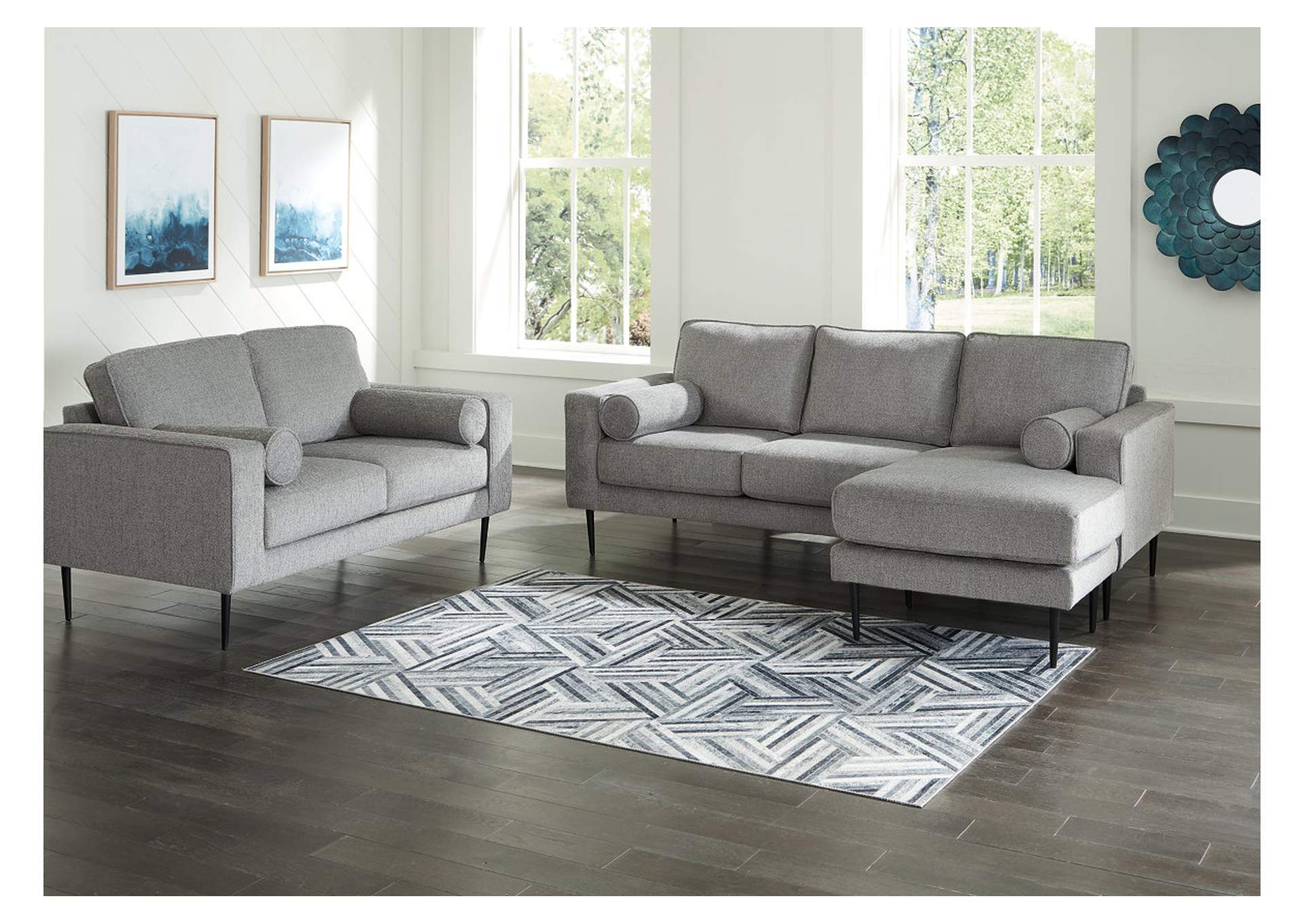 Hazela Sofa Chaise and Loveseat,Signature Design By Ashley