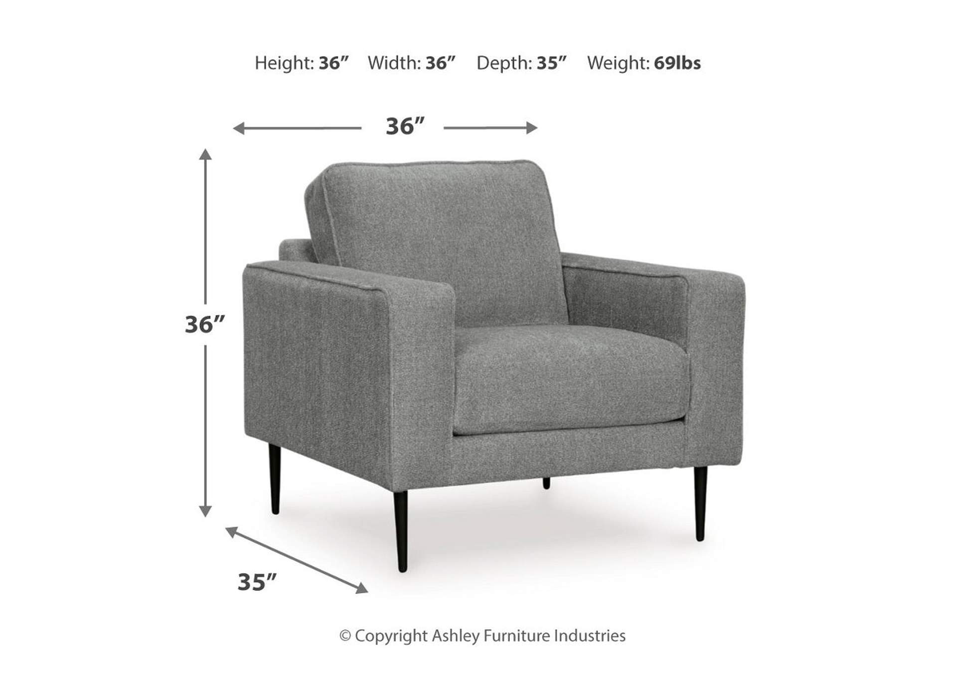 Hazela Chair and Ottoman,Signature Design By Ashley