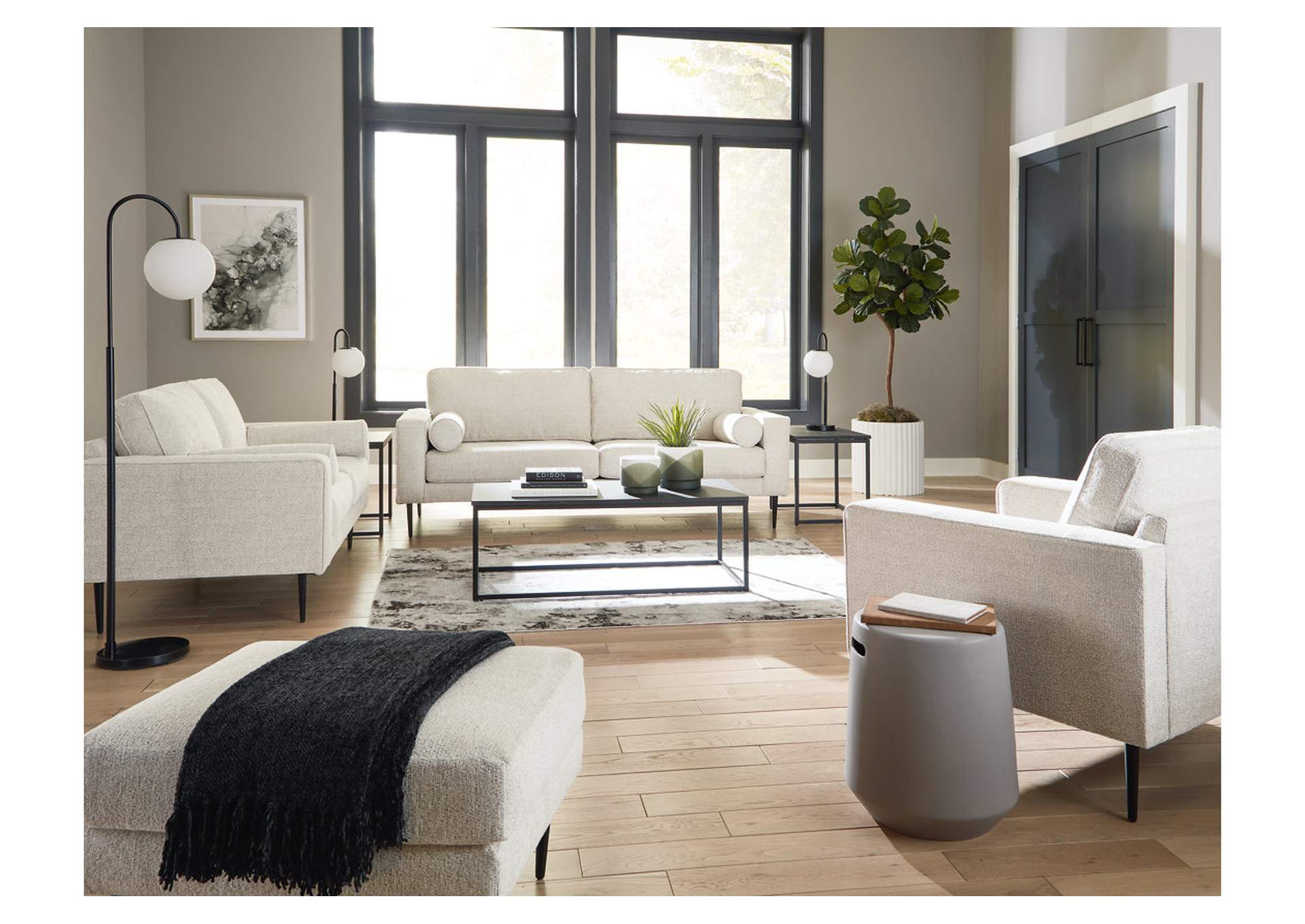 Hazela Sofa, Loveseat, Chair and Ottoman,Signature Design By Ashley