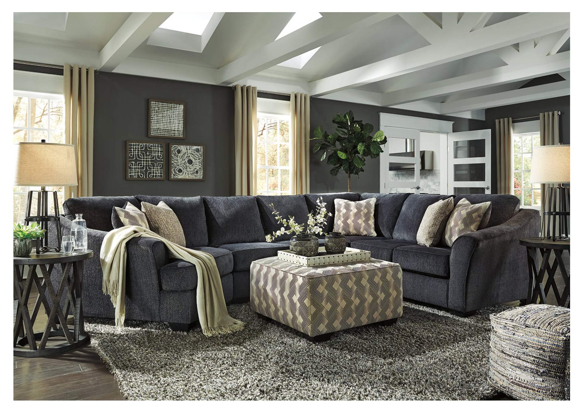 Eltmann 3-Piece Sectional with Ottoman,Signature Design By Ashley