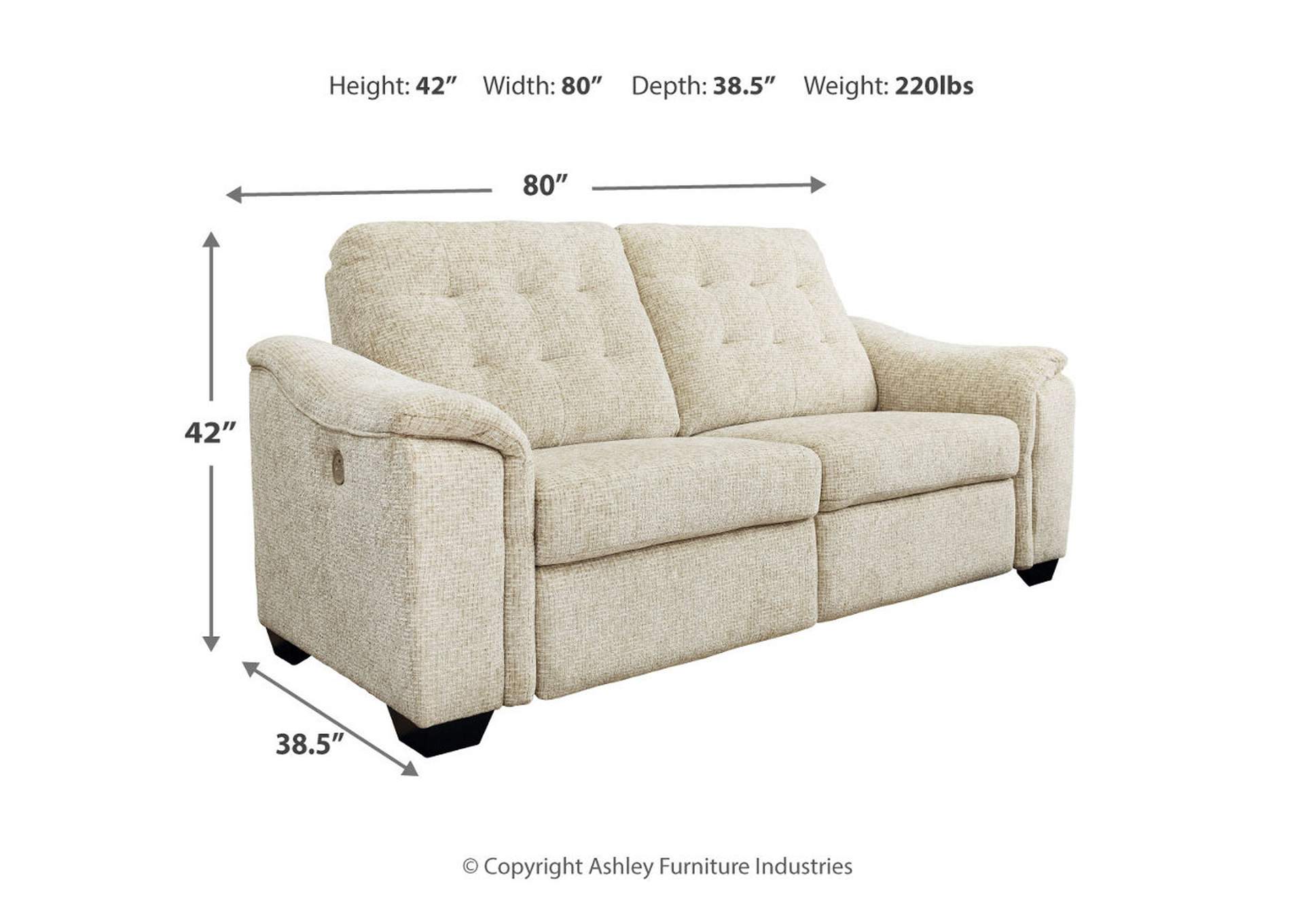 Beaconfield Power Reclining Sofa,Ashley