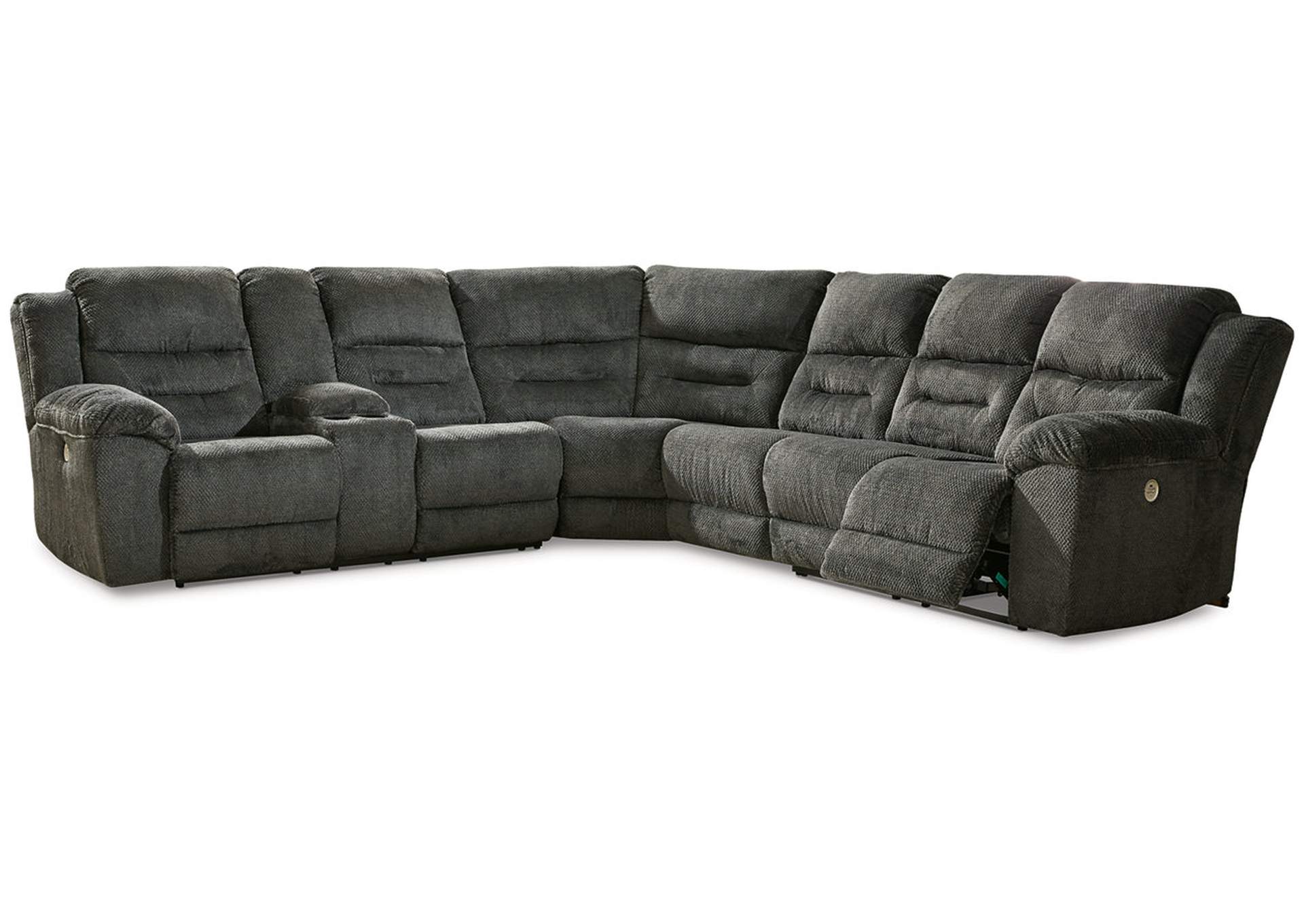 Nettington 4-Piece Power Reclining Sectional,Signature Design By Ashley