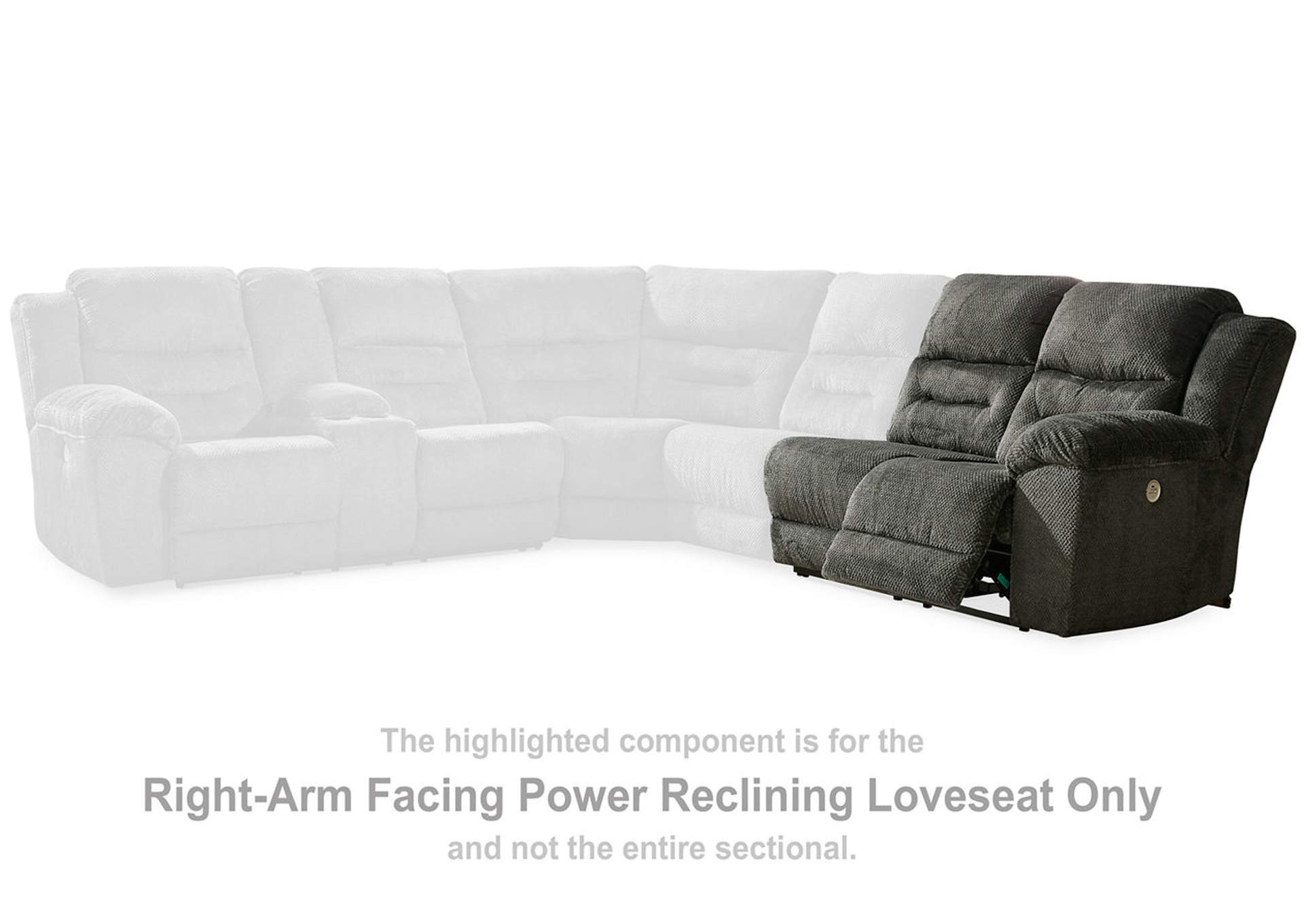 Nettington 4-Piece Power Reclining Sectional,Signature Design By Ashley