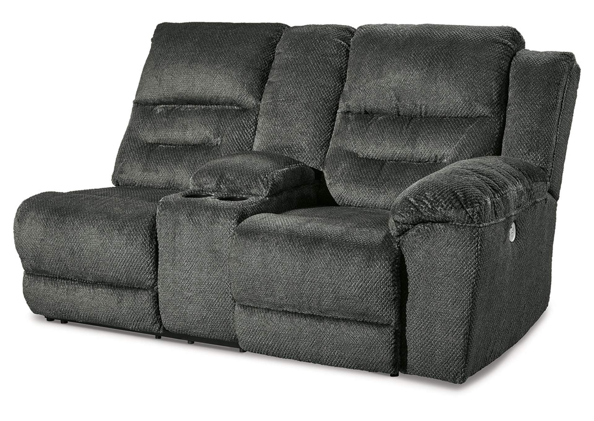 Nettington Right-Arm Facing Power Reclining Loveseat with Console,Signature Design By Ashley