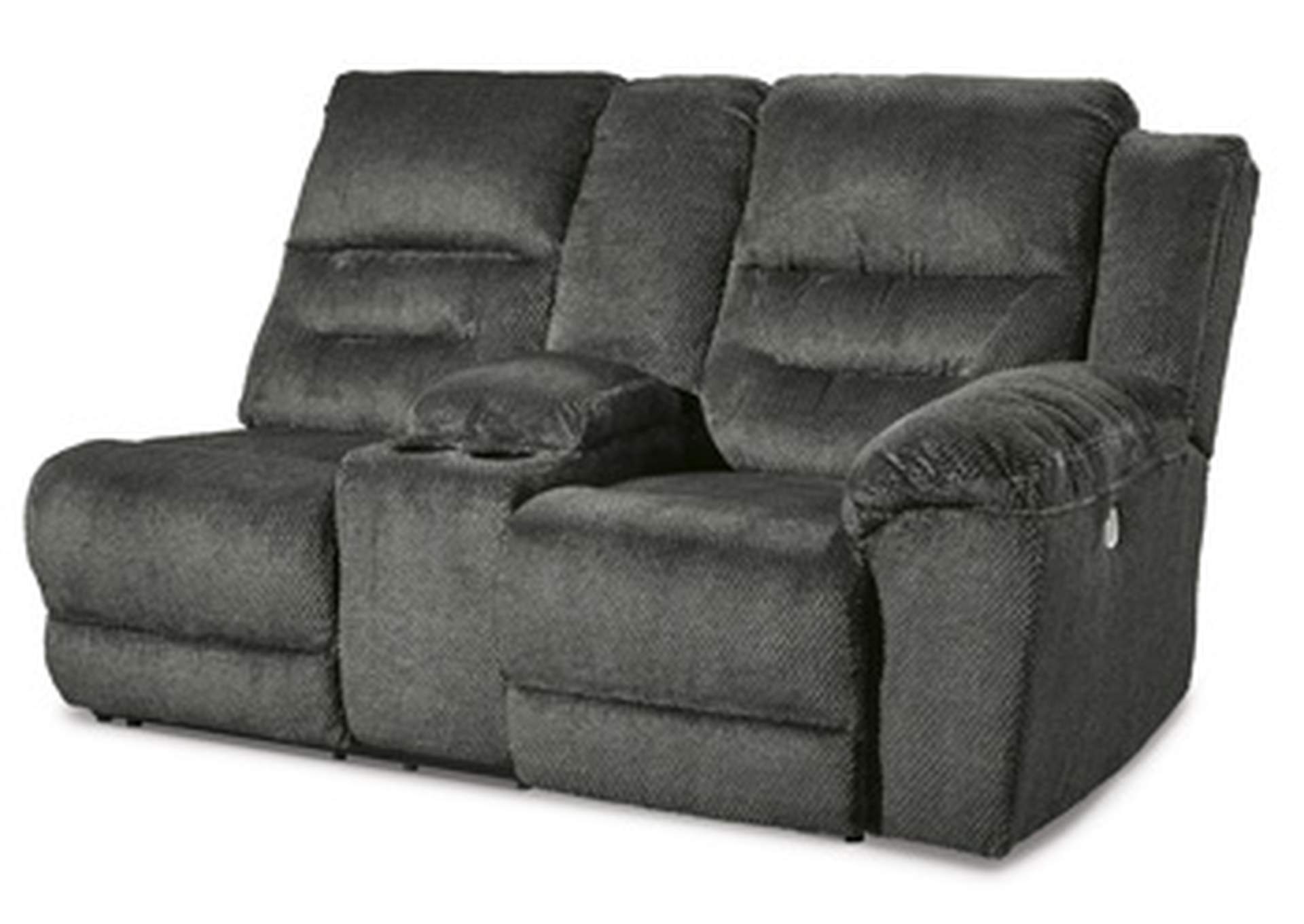 Nettington Right-Arm Facing Power Reclining Loveseat with Console,Signature Design By Ashley