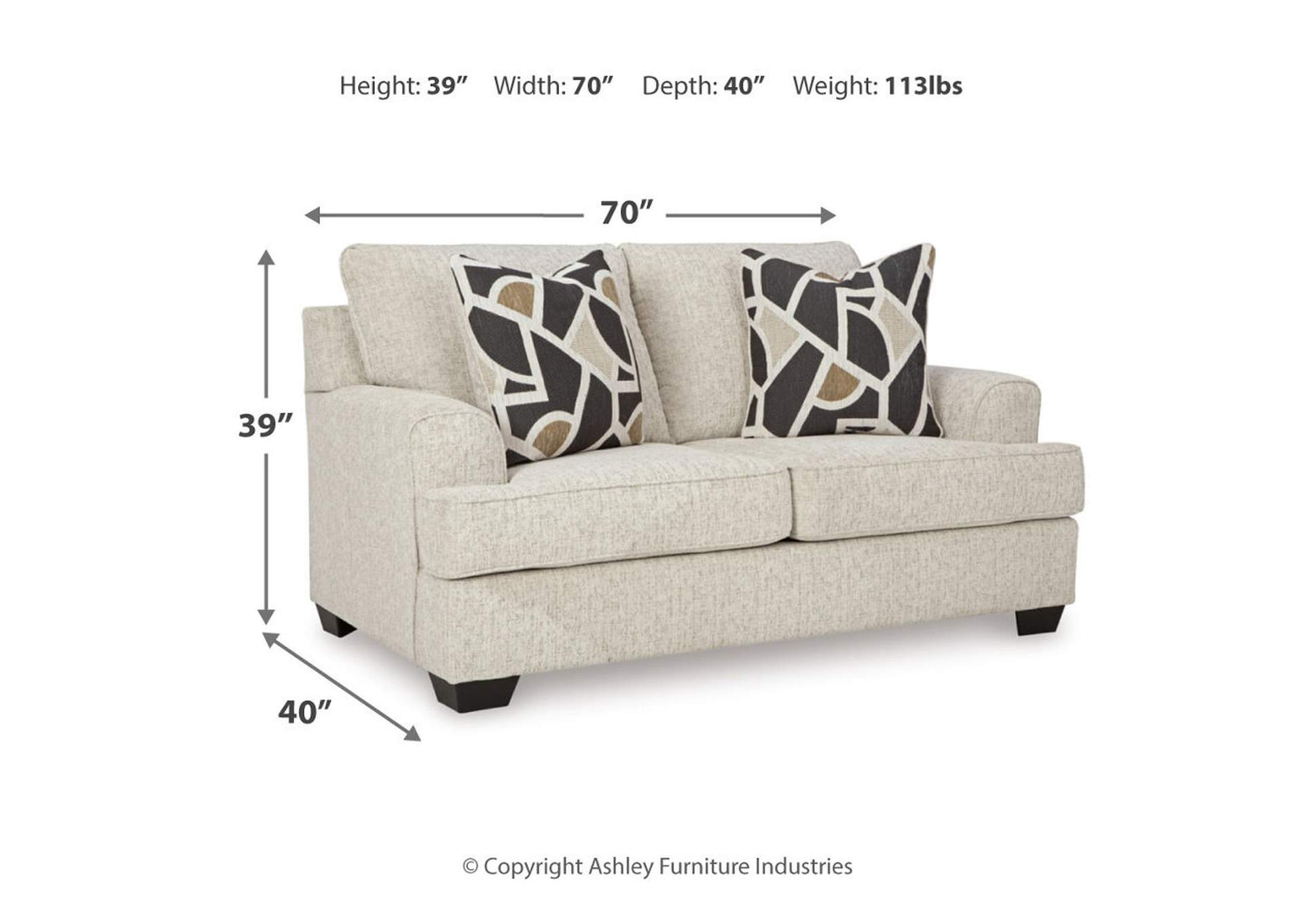 Heartcort Sofa, Loveseat, Chair and Ottoman,Benchcraft