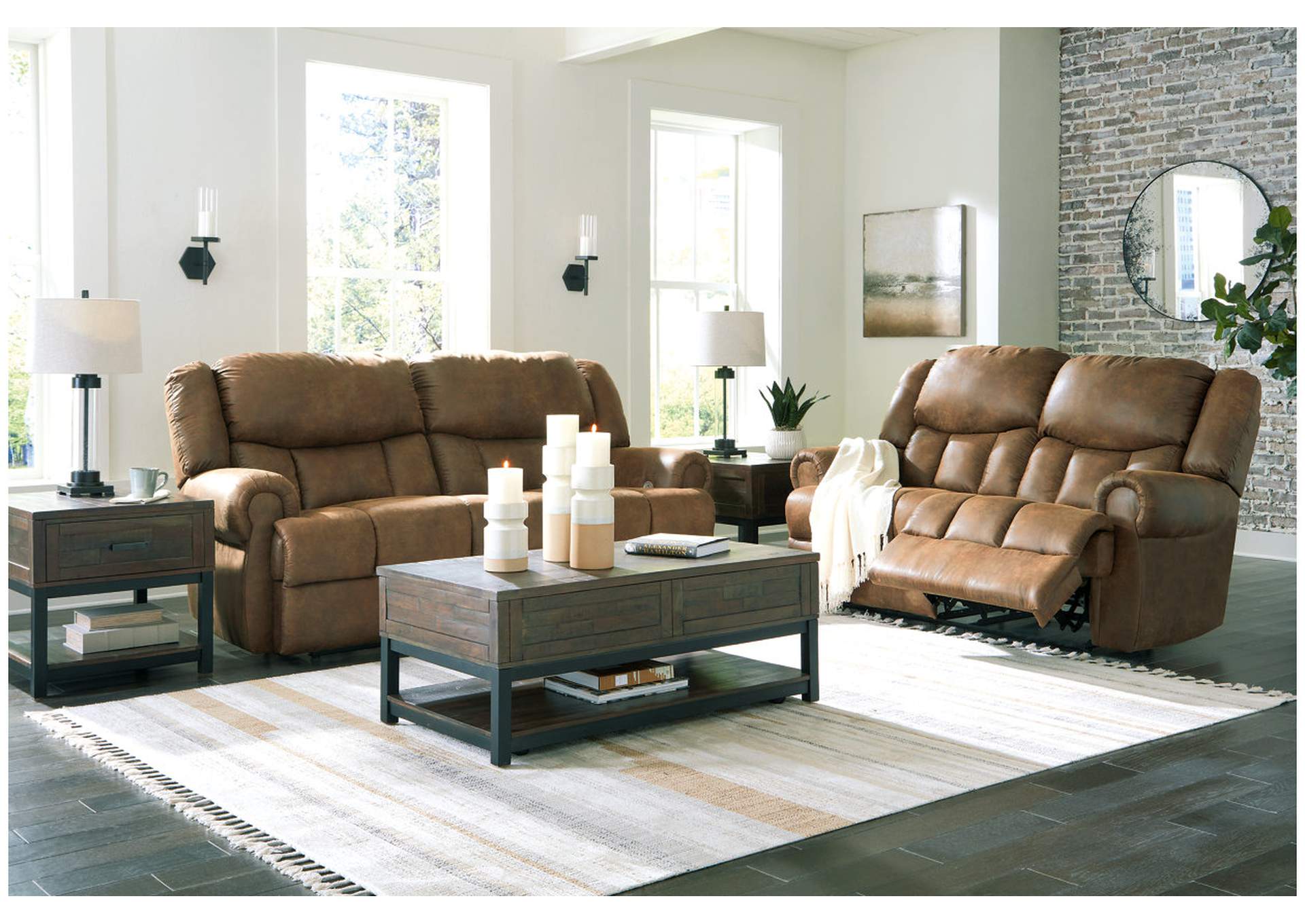 Boothbay Power Reclining Sofa and Loveseat,Signature Design By Ashley