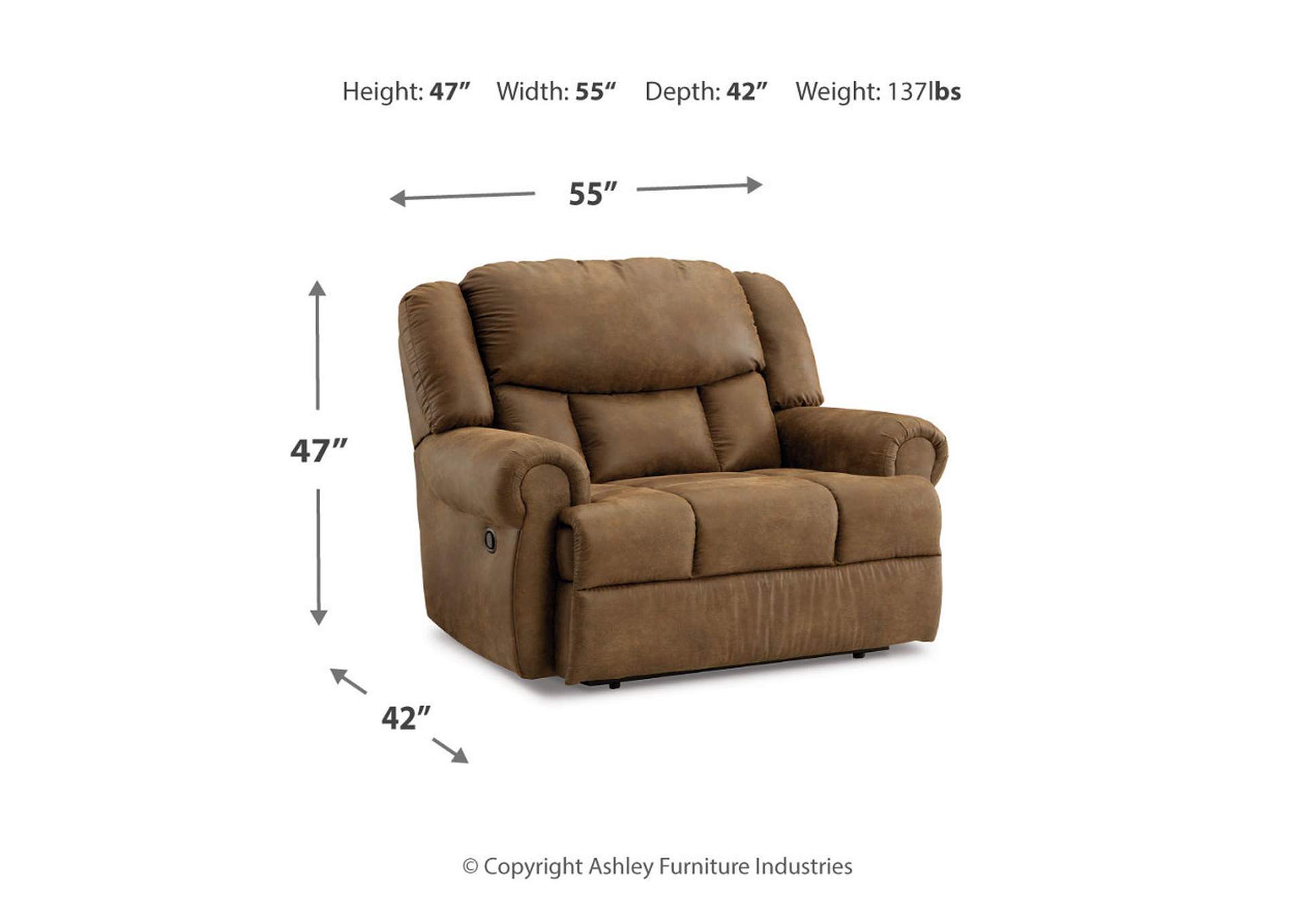 Boothbay Reclining Sofa, Loveseat and Recliner,Signature Design By Ashley