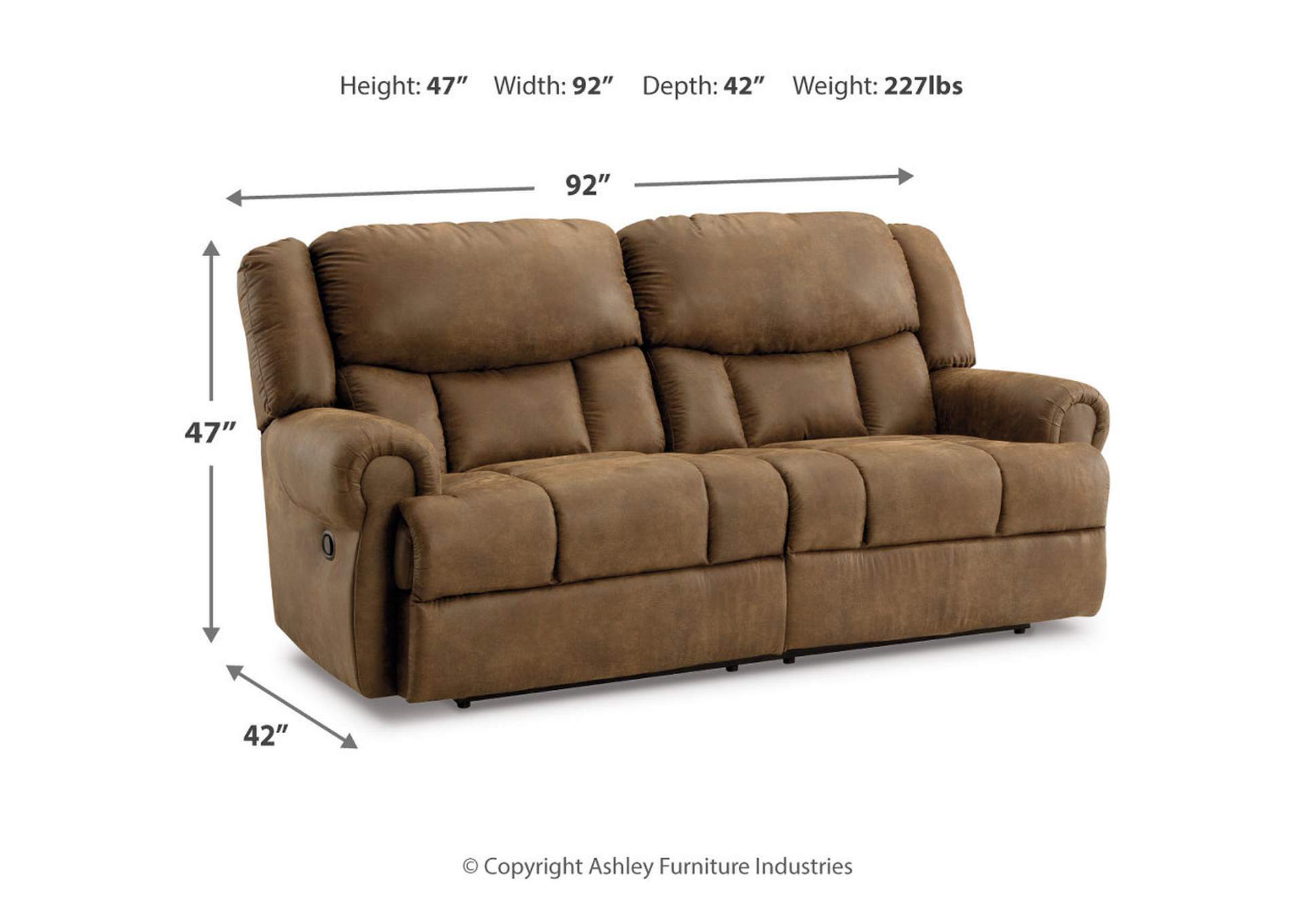 Boothbay Reclining Sofa, Loveseat and Recliner,Signature Design By Ashley